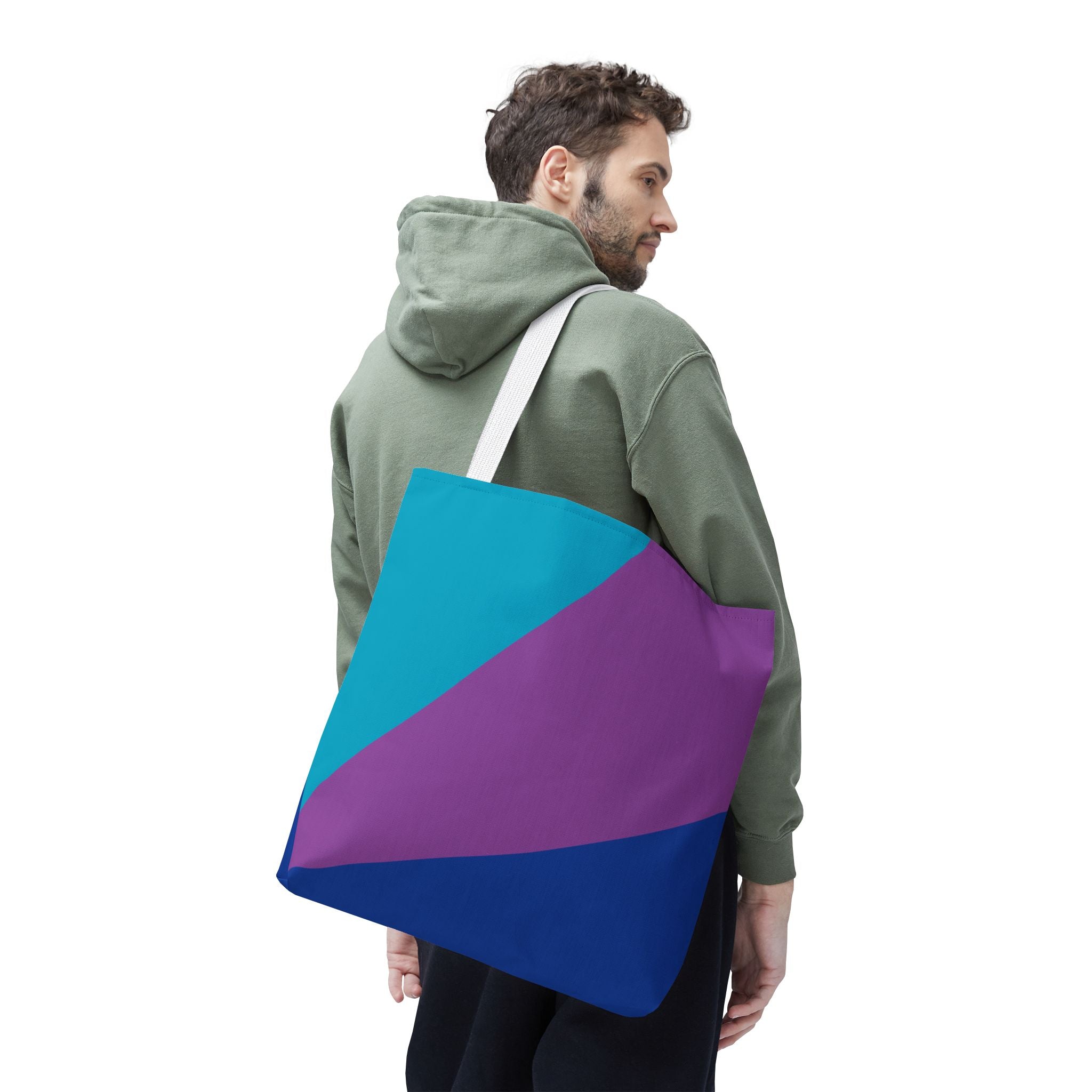 Colorblock Tote Bag