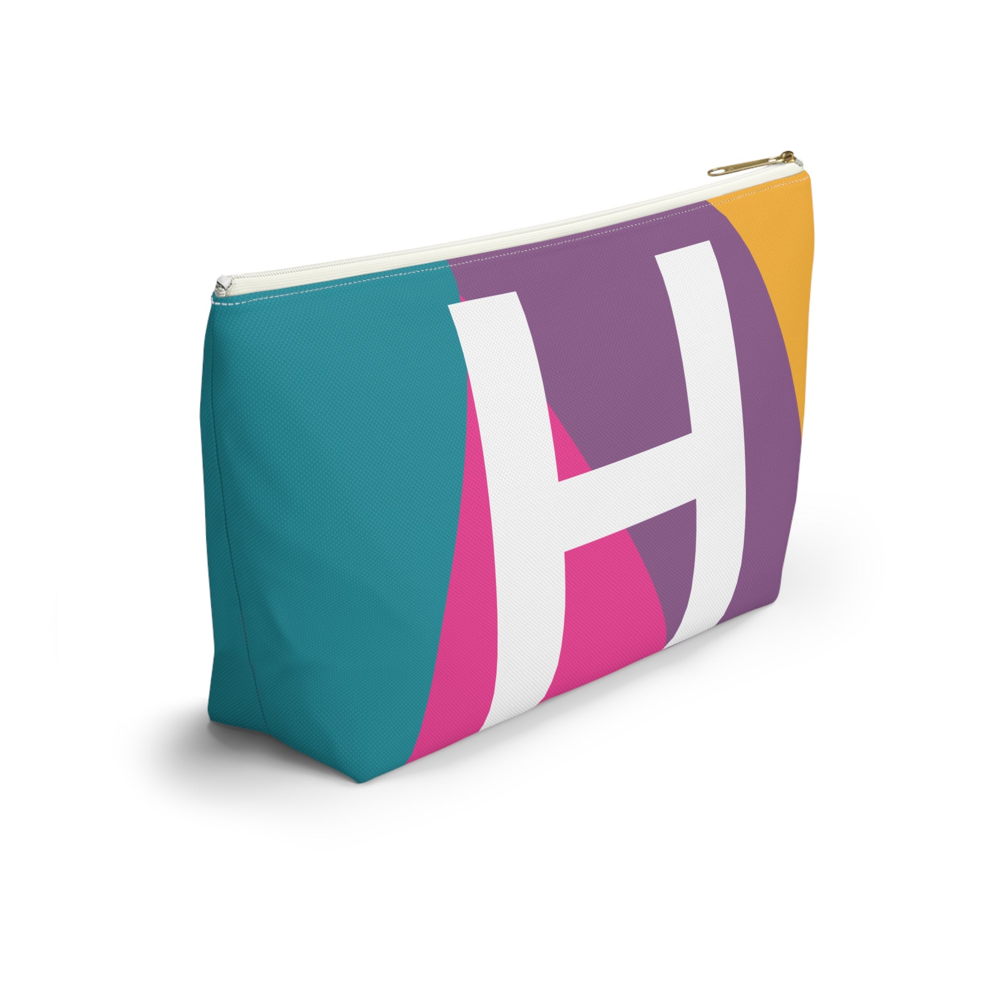 Colorblock Accessory Pouch — Monogram H T-Bottom Cosmetic Bag