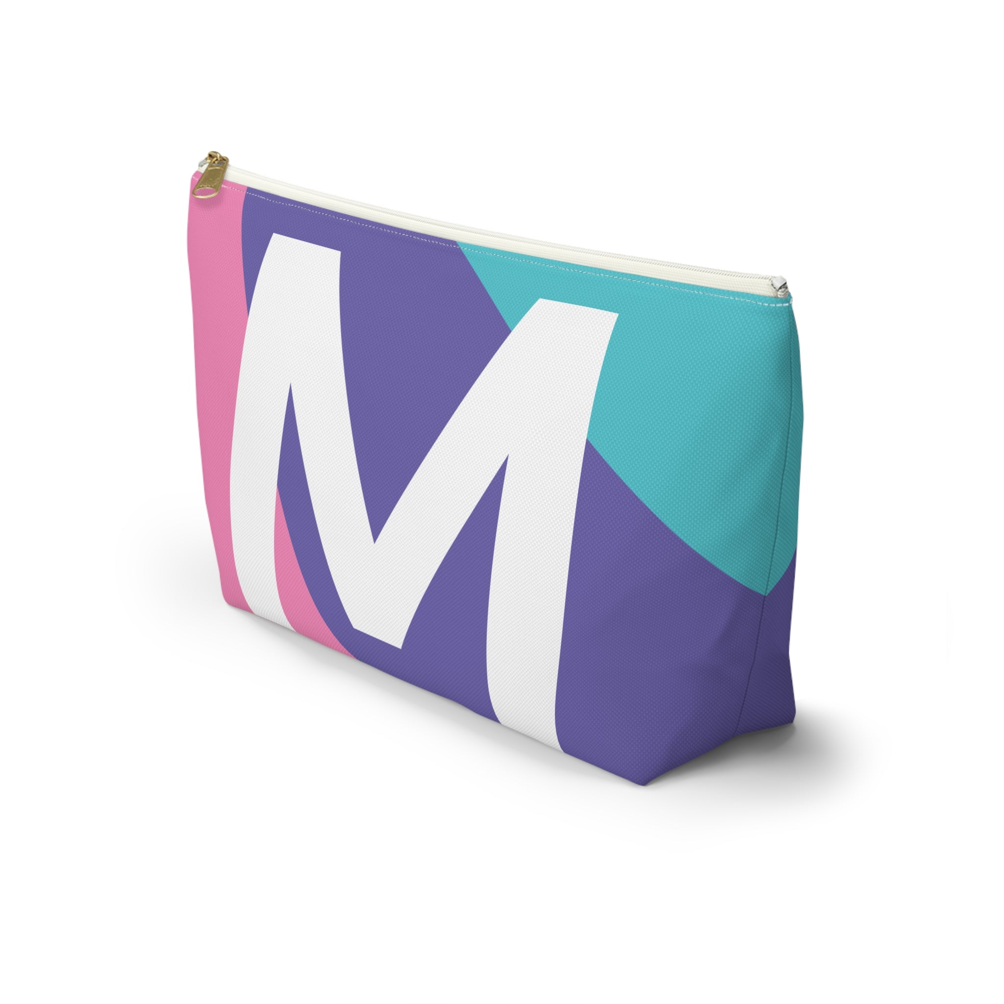 Colorblock Accessory Pouch — Monogram M T-Bottom Cosmetic Bag
