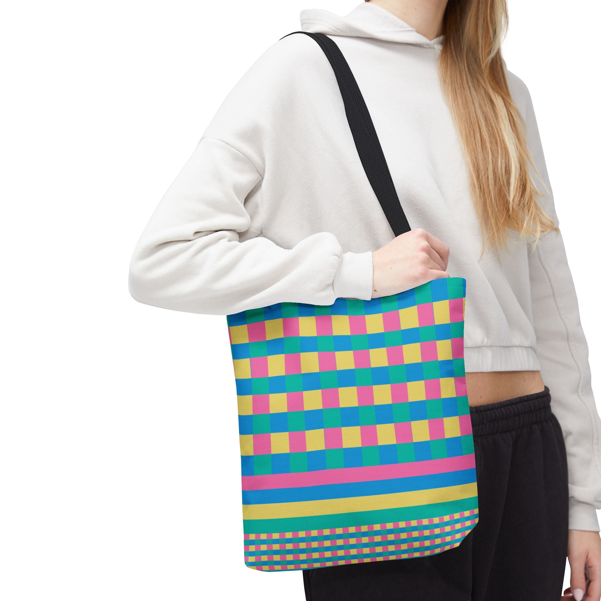 Colorblock Tote Bag