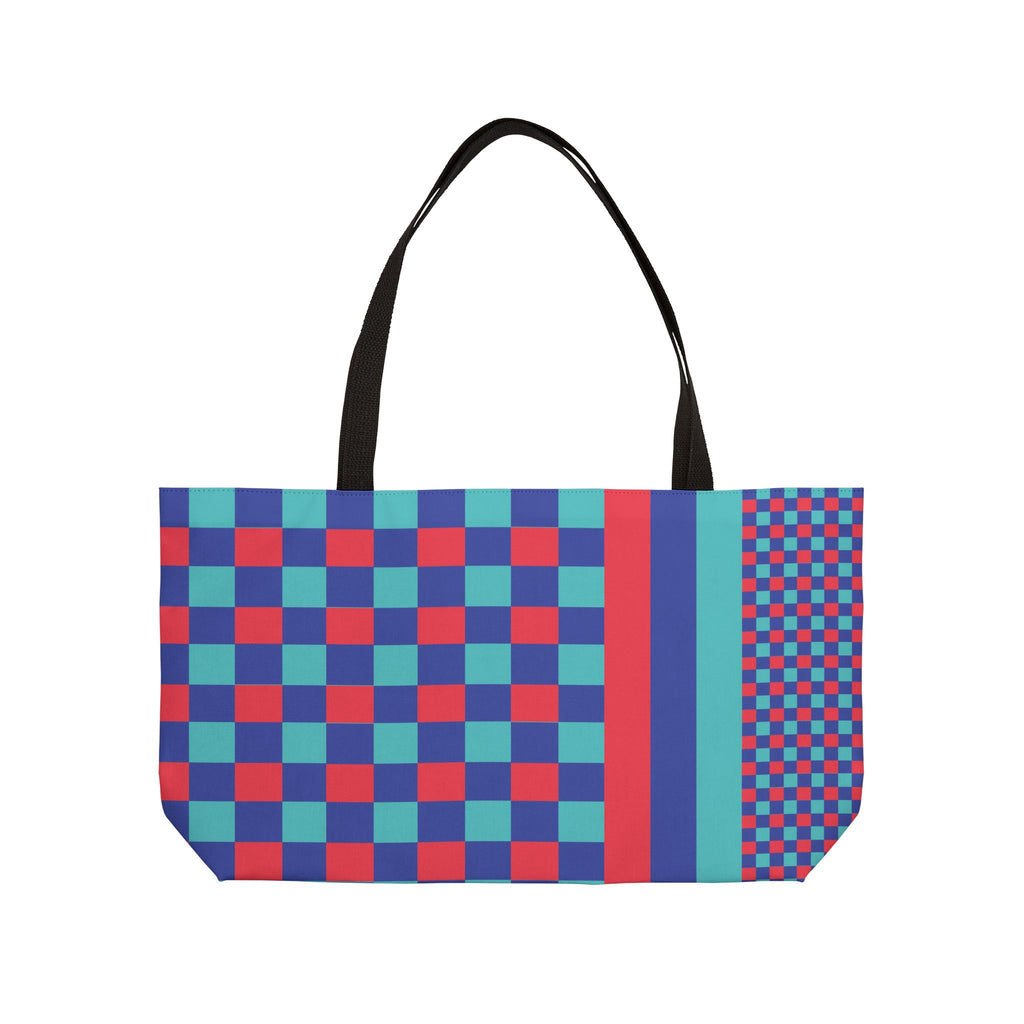 Colorblock Tote Bag