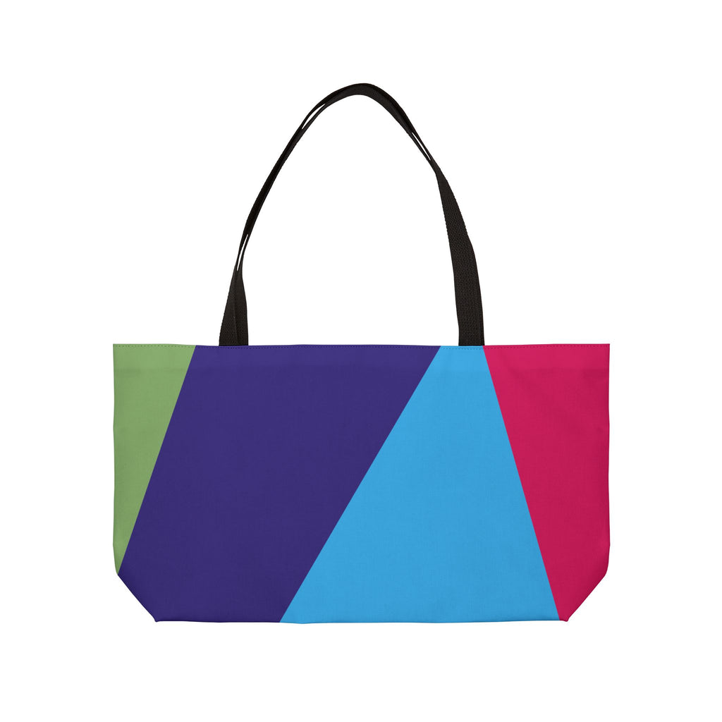 Colorblock Tote Bag