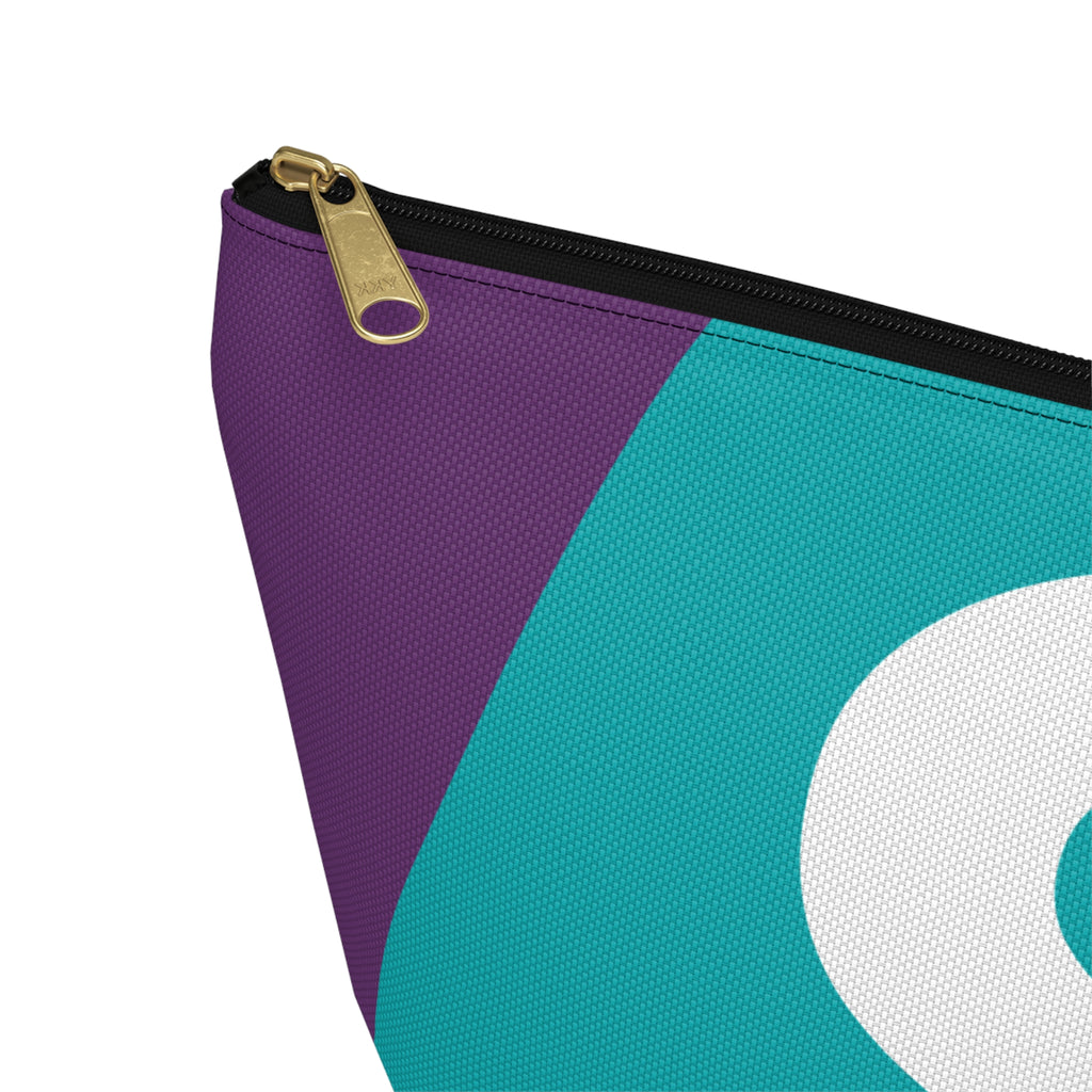 Colorblock Accessory Pouch — Monogram S T-Bottom Cosmetic Bag