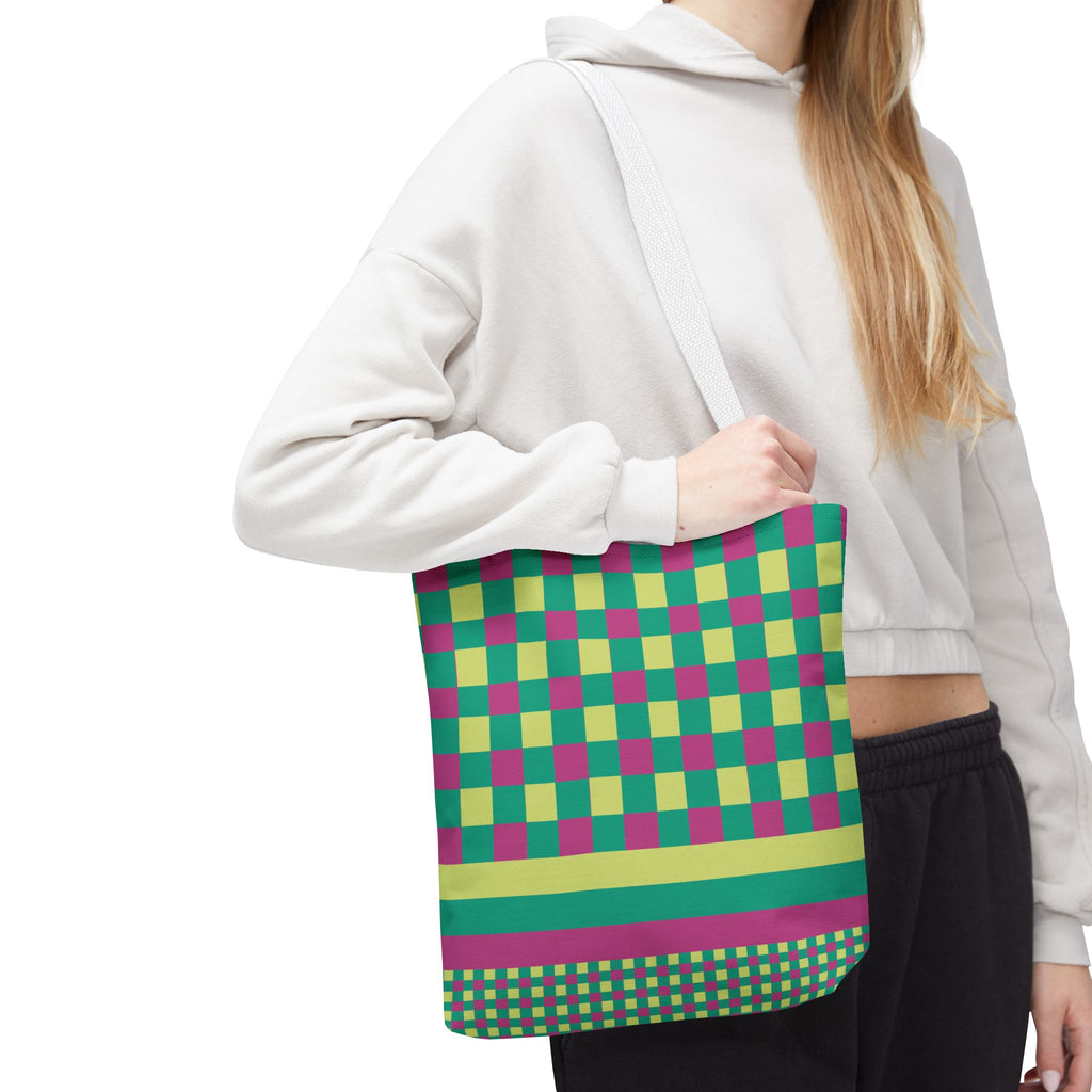 Colorblock Tote Bag