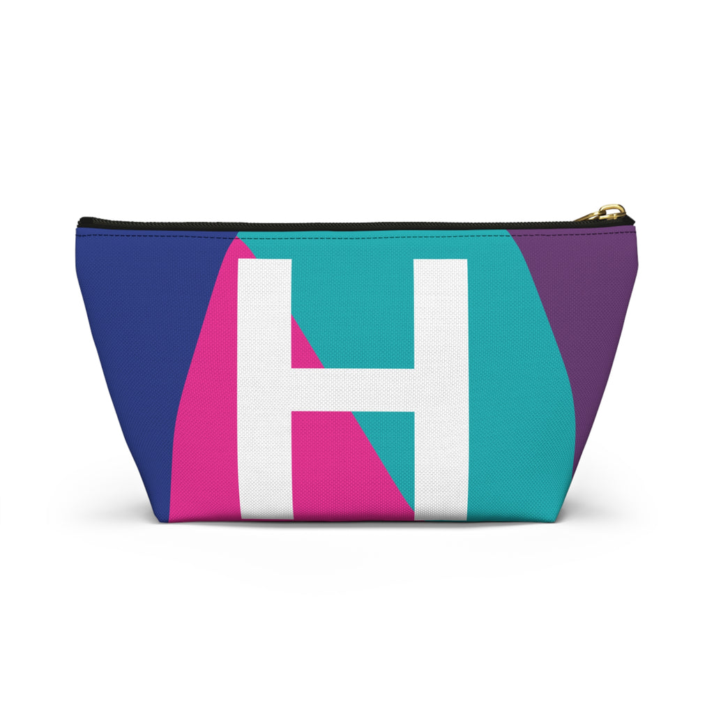 Colorblock Accessory Pouch — Monogram H T-Bottom Cosmetic Bag