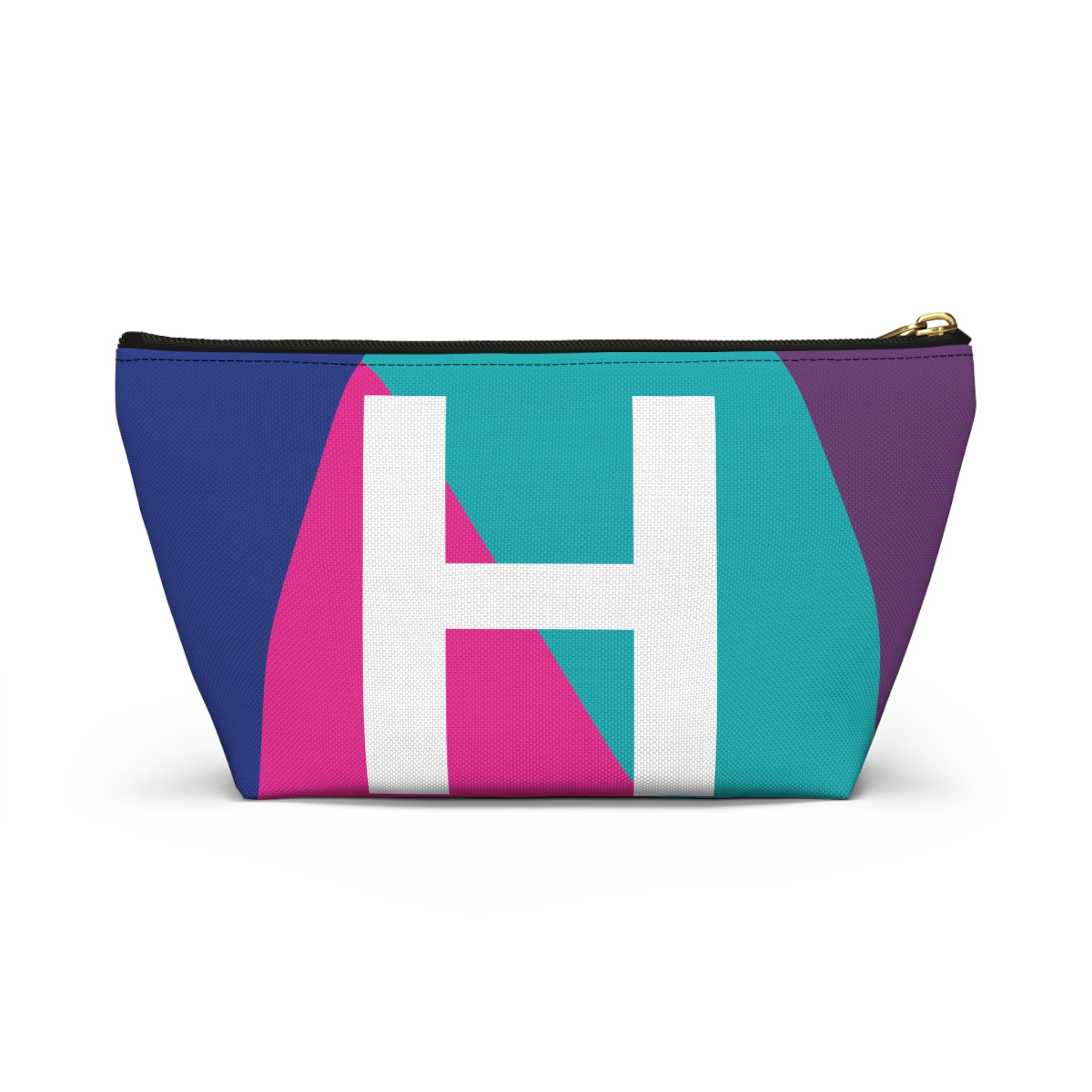 Colorblock Accessory Pouch — Monogram H T-Bottom Cosmetic Bag