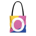 Monogram 'O' Colorblock Tote Bag — Personalized Initial O Shoulder Tote