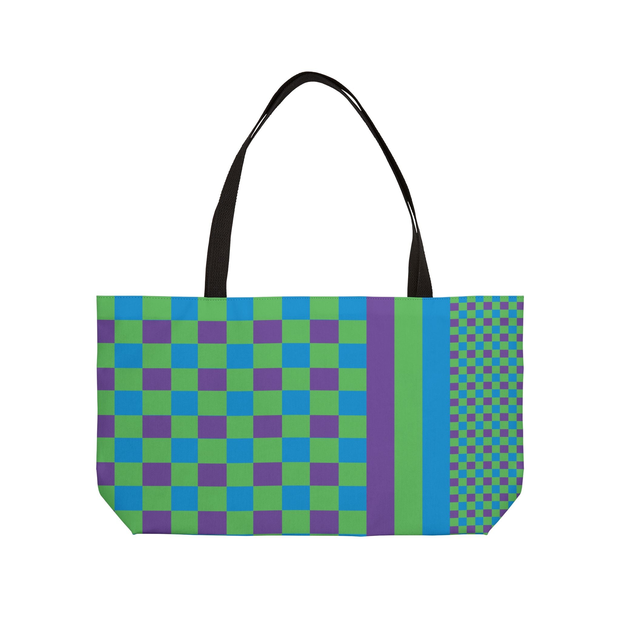 Colorblock Tote Bag