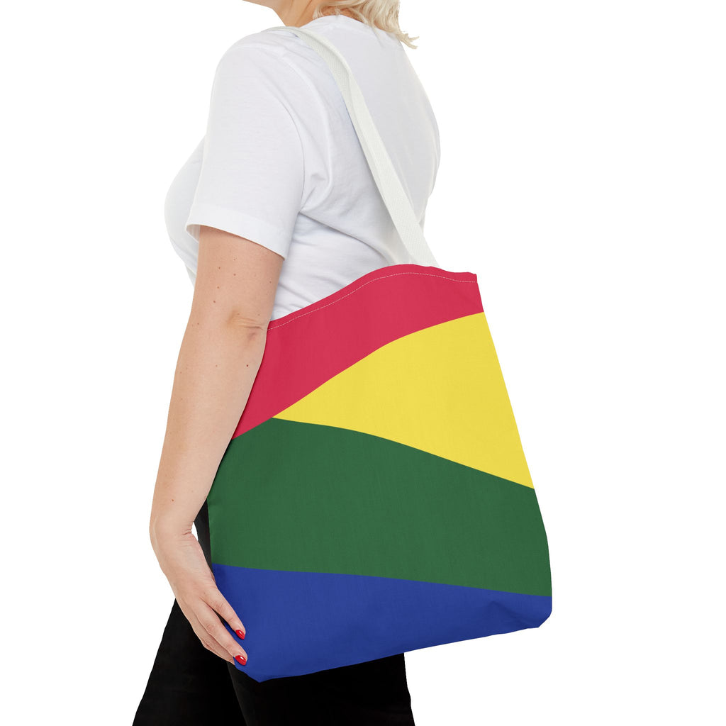 Colorblock Tote Bag