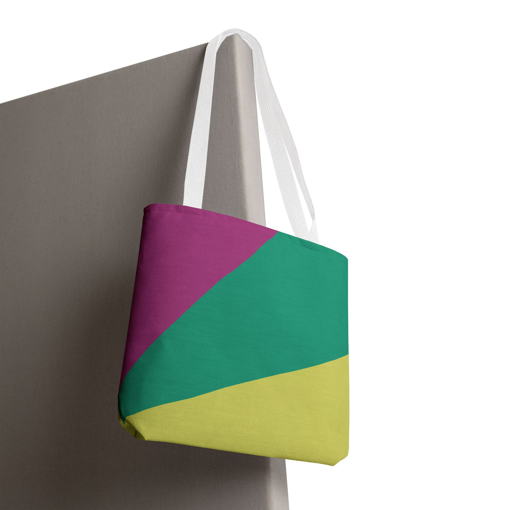 Colorblock Tote Bag