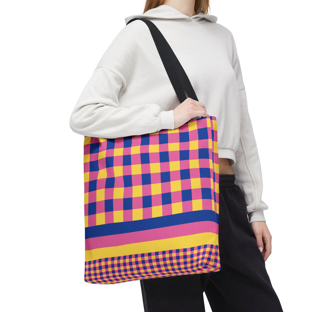 Colorblock Tote Bag