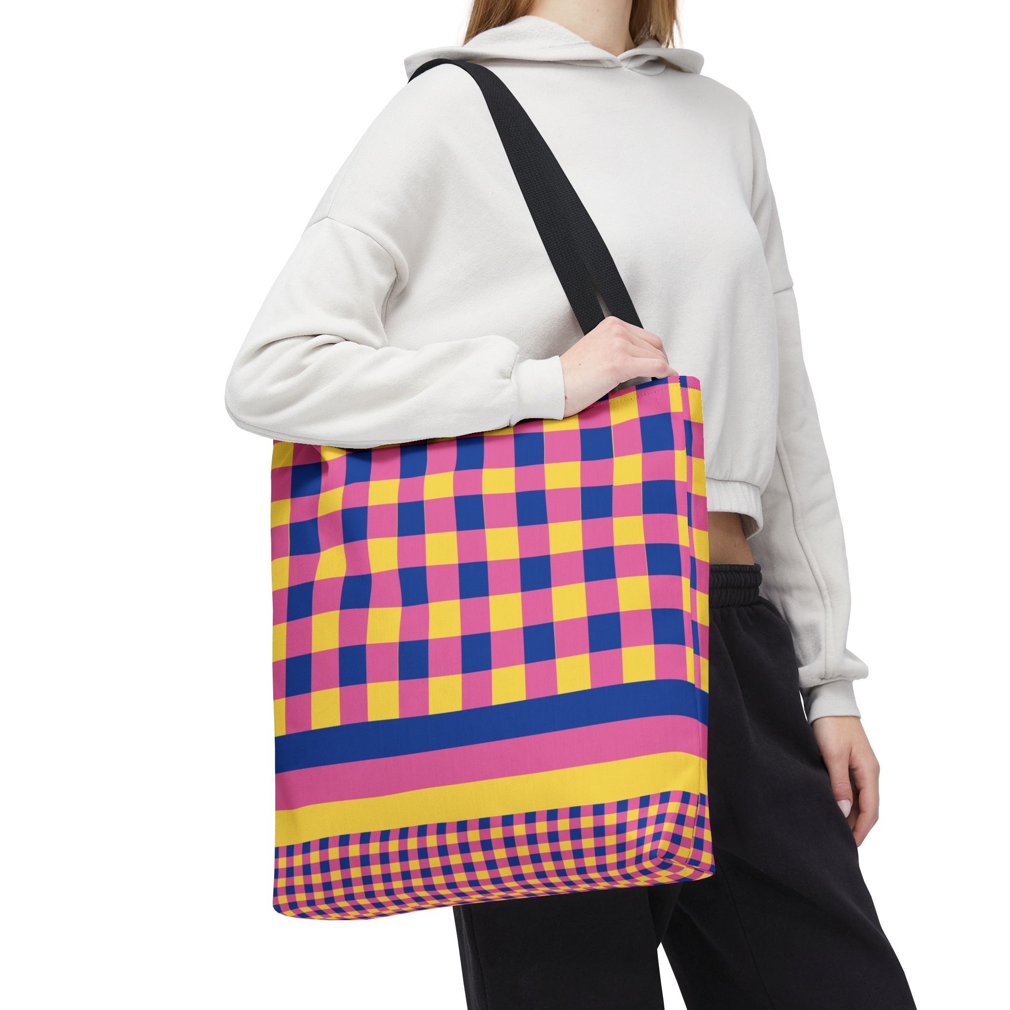 Colorblock Tote Bag