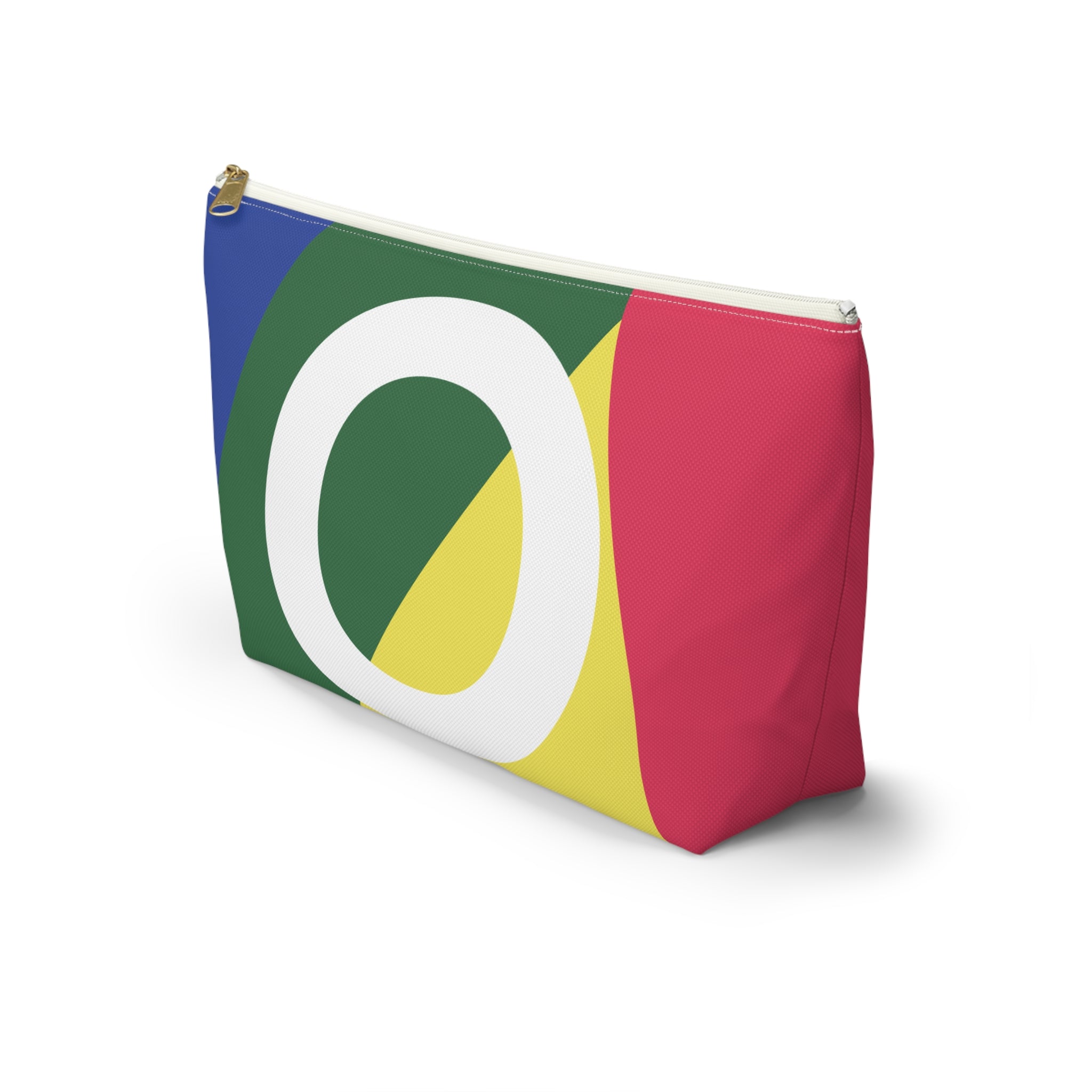 Colorblock Accessory Pouch — Monogram O T-Bottom Cosmetic Bag
