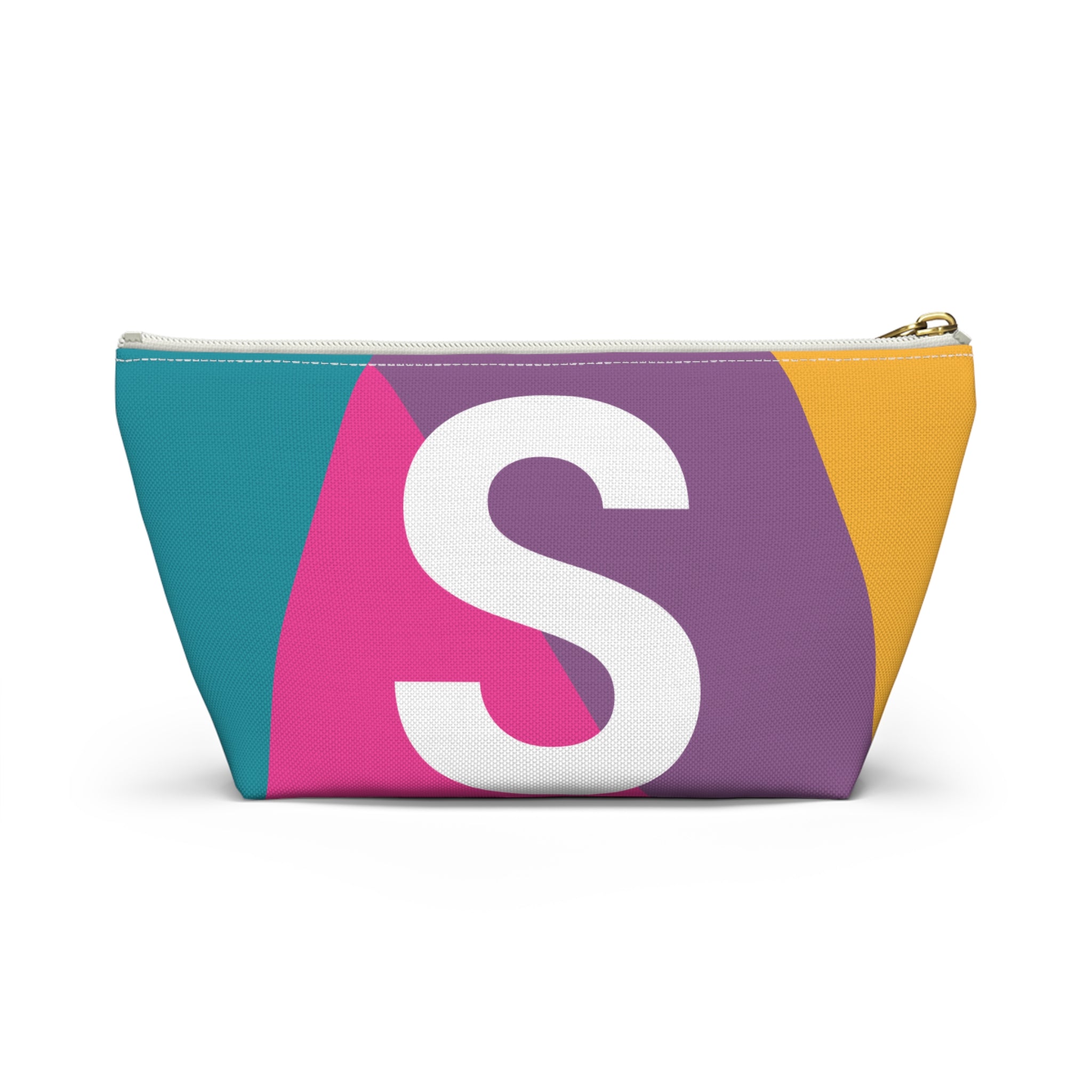 Colorblock Accessory Pouch — Monogram S T-Bottom Cosmetic Bag