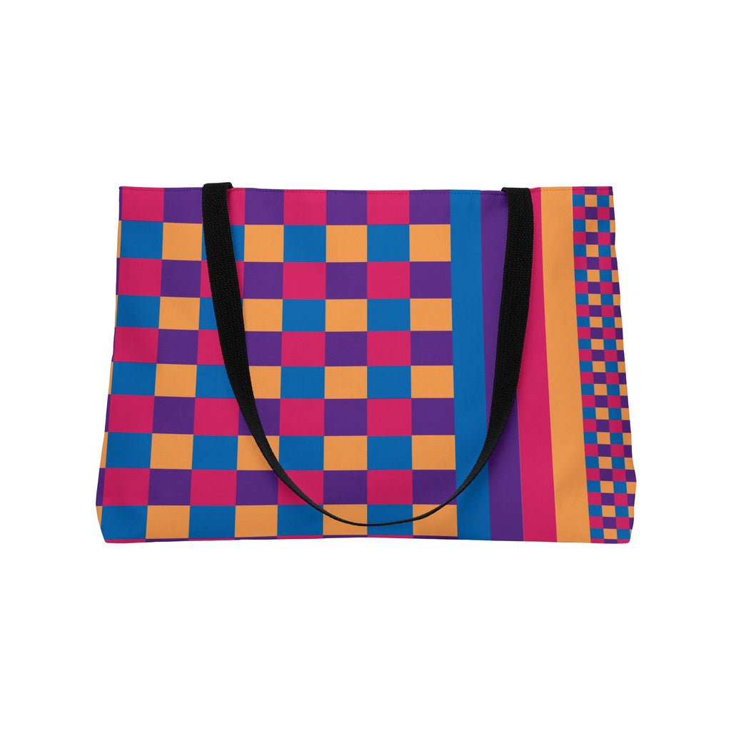 Colorblock Tote Bag
