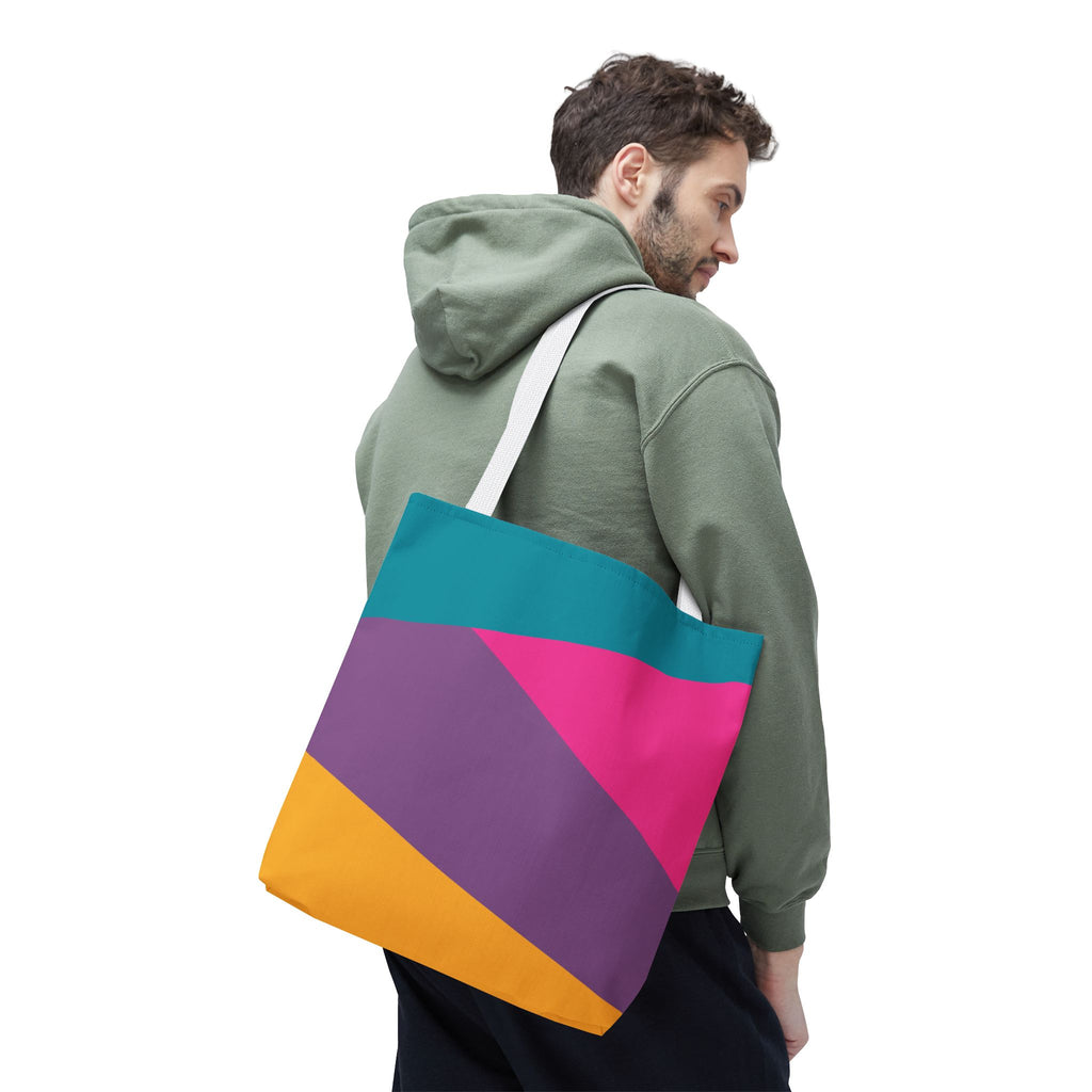 Colorblock Tote Bag