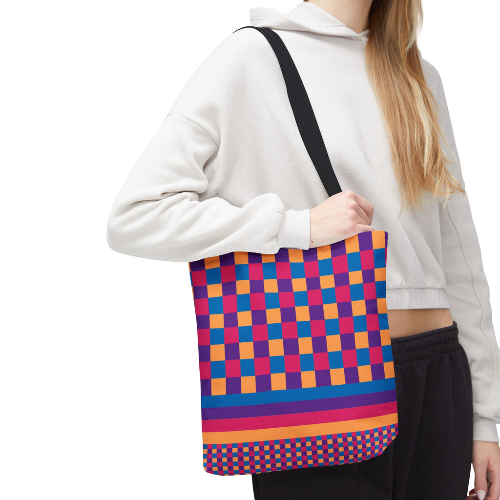 Colorblock Tote Bag