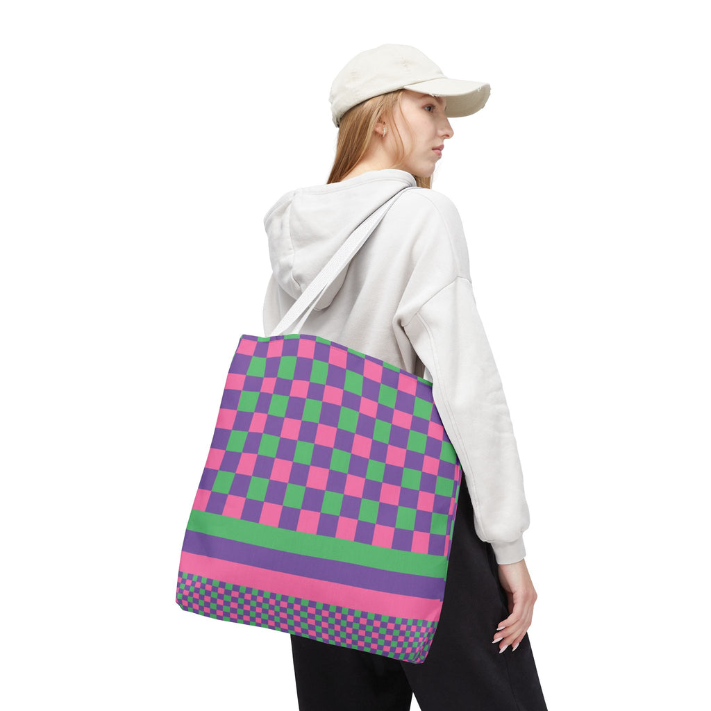 Colorblock Tote Bag