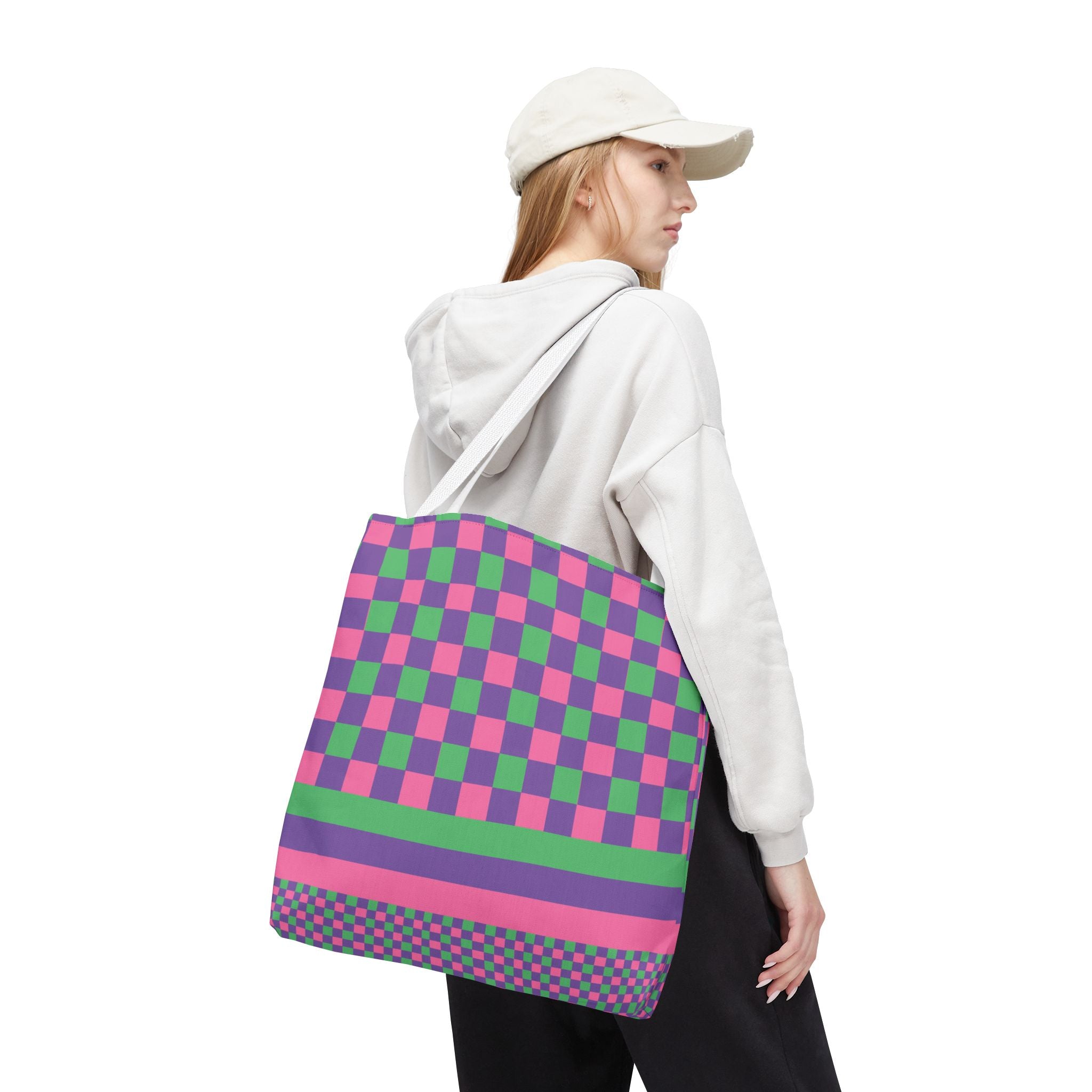 Colorblock Tote Bag