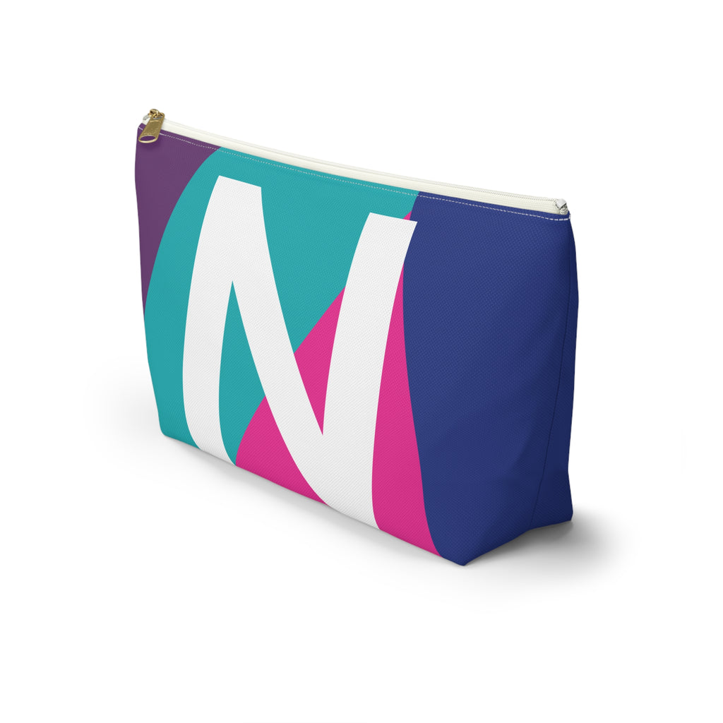 Colorblock Accessory Pouch — Monogram N T-Bottom Cosmetic Bag