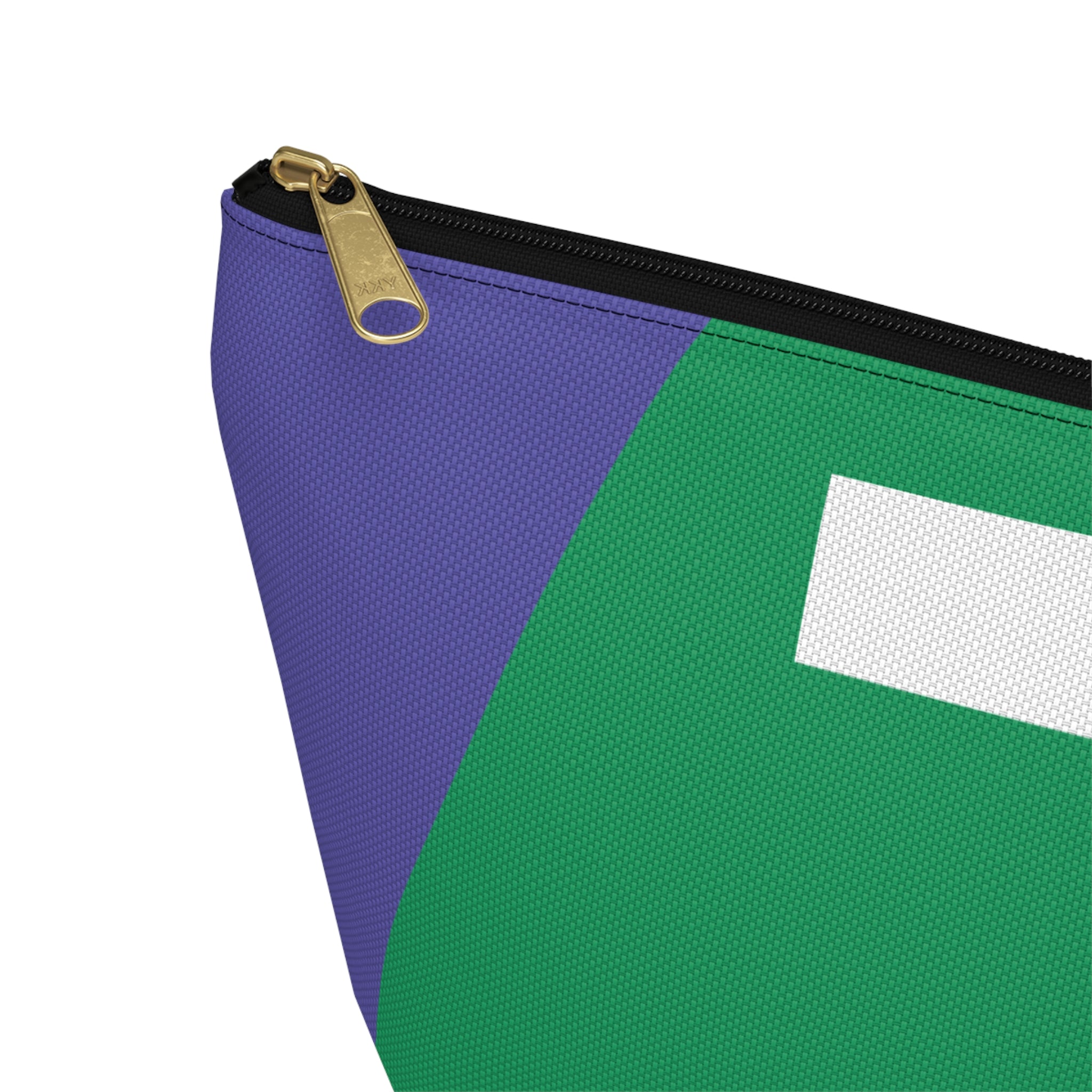 Initials Colorblock Accessory Pouch — Monogram T T-Bottom Cosmetic Bag