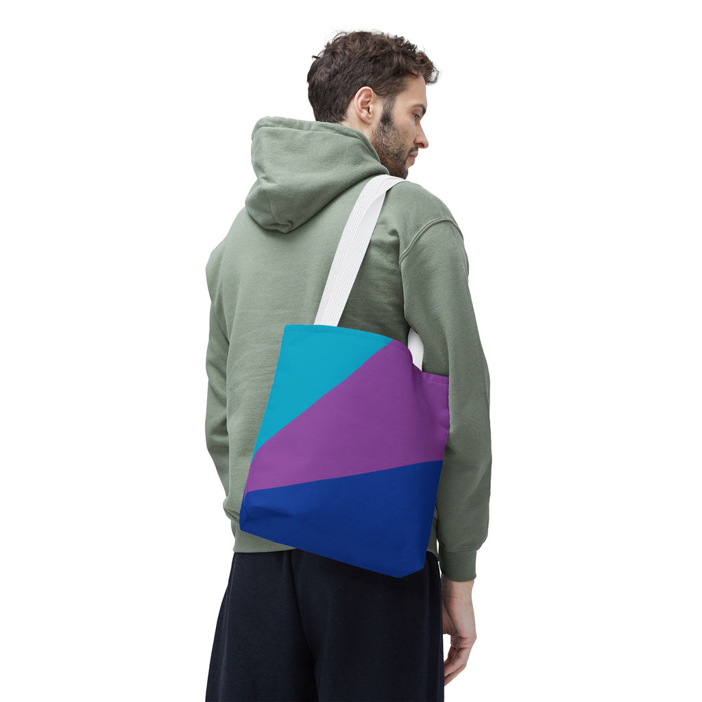 Colorblock Tote Bag