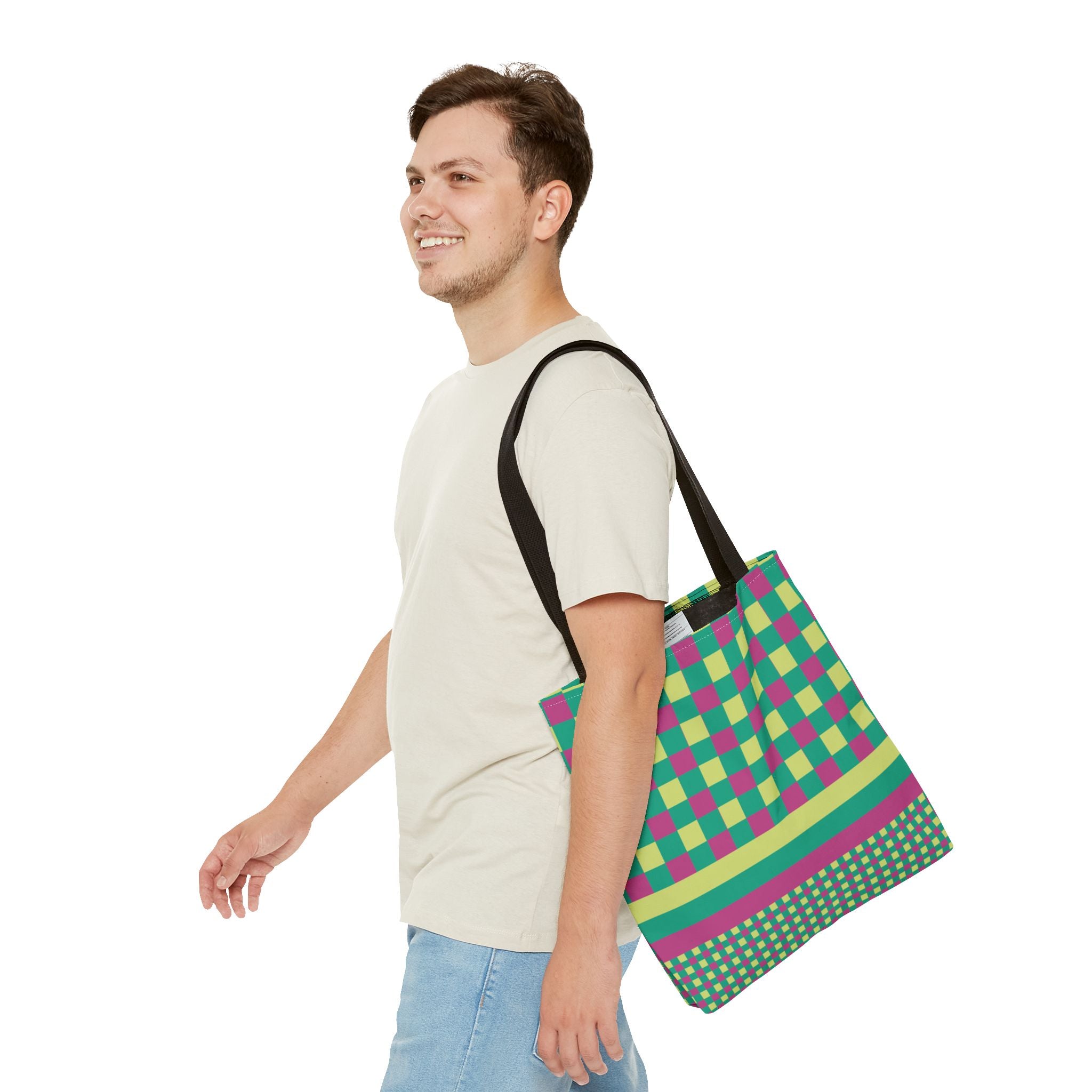 Colorblock Tote Bag