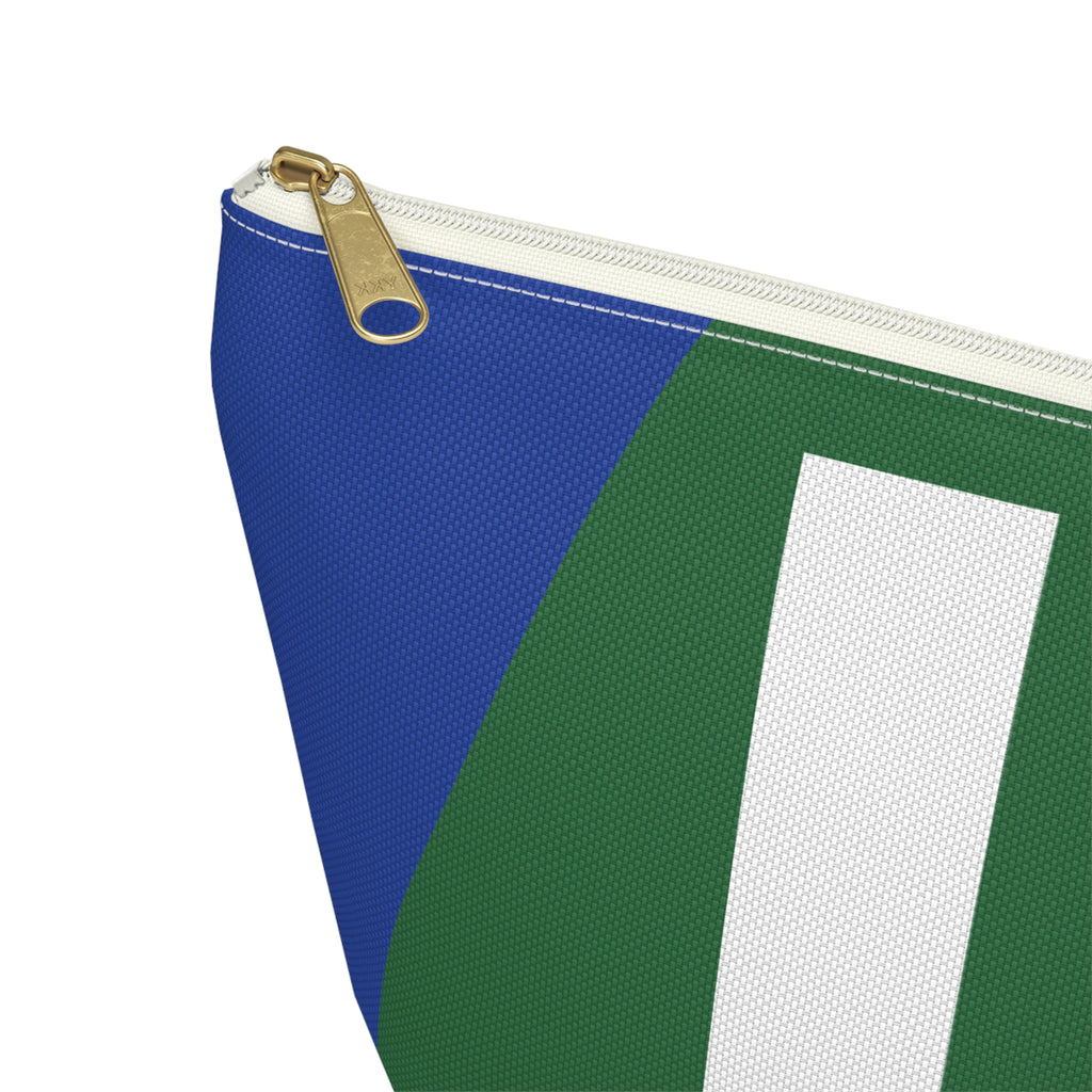 Colorblock Accessory Pouch — Monogram U T-Bottom Cosmetic Bag