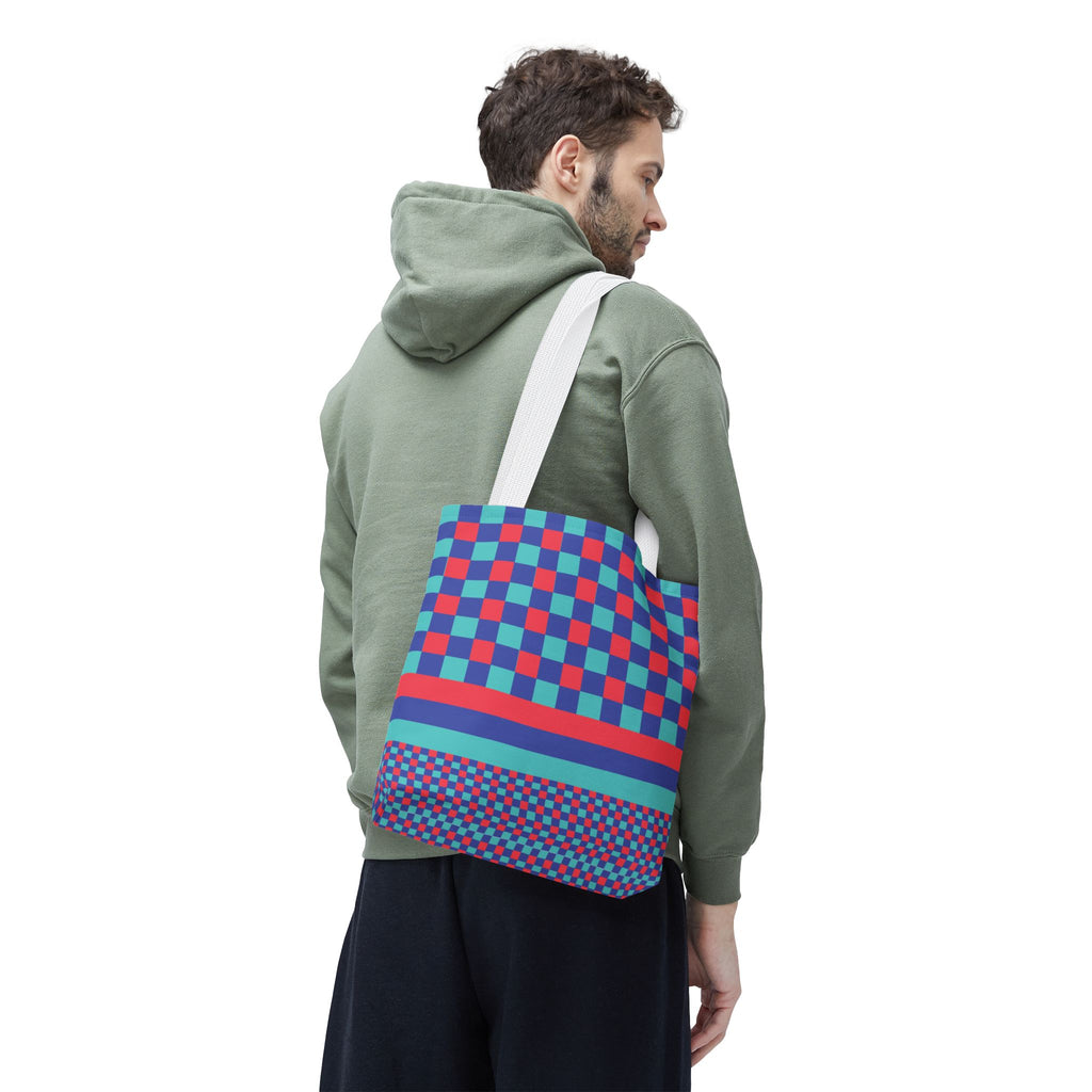 Colorblock Tote Bag