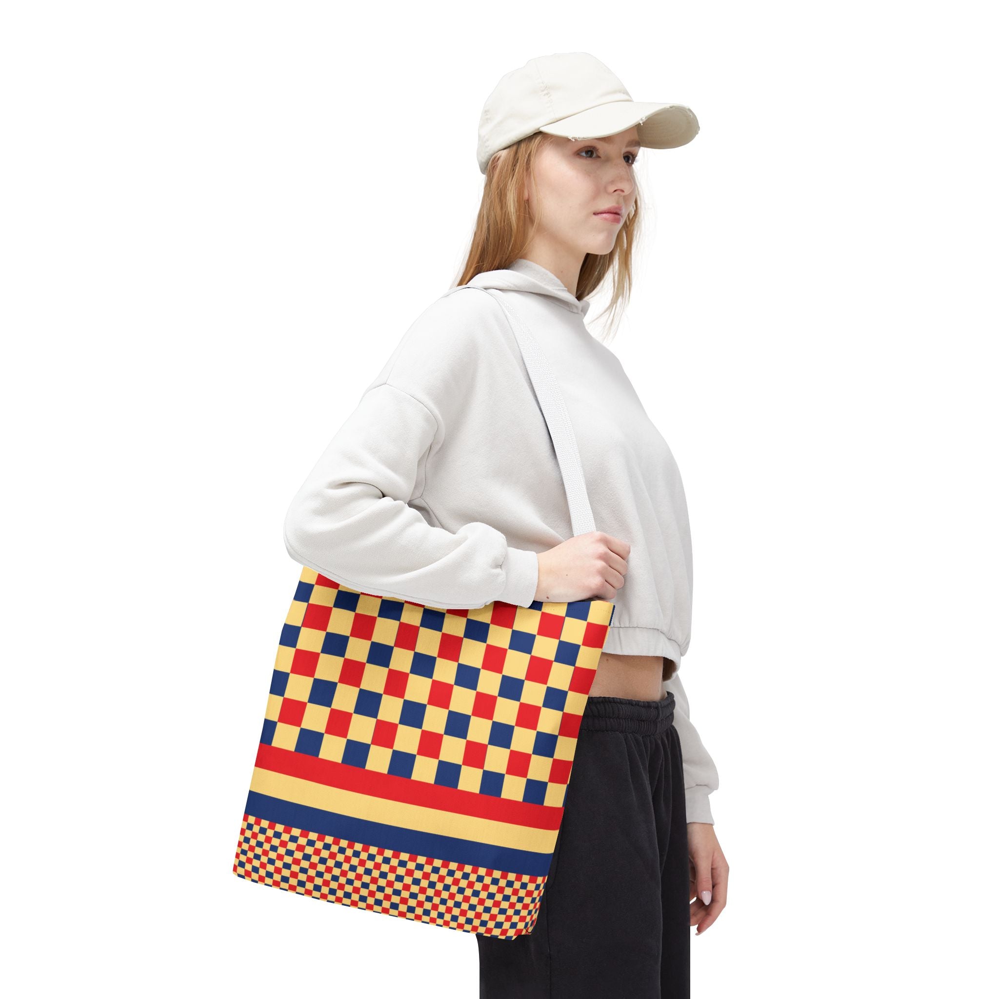 Colorblock Tote Bag