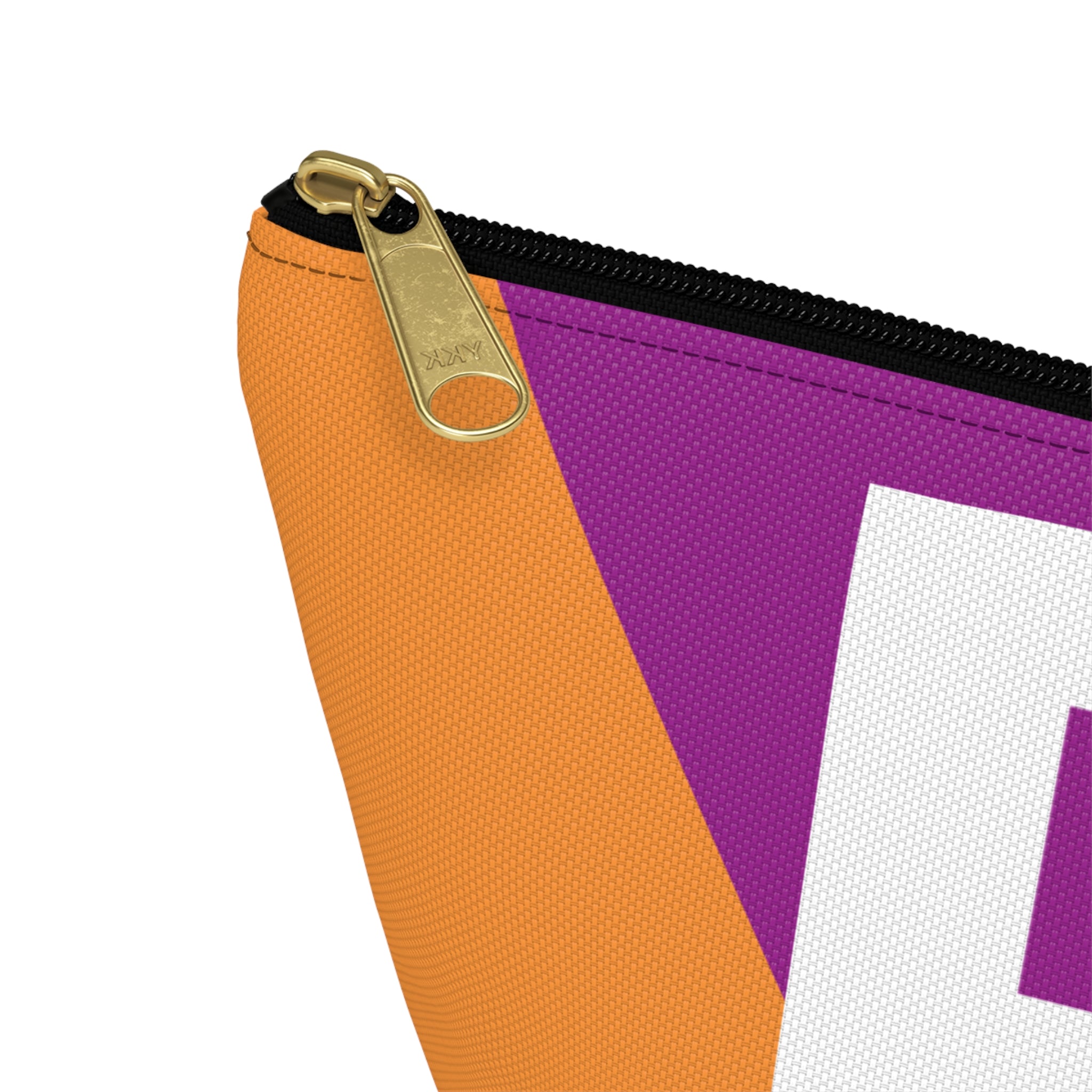 Colorblock Accessory Pouch — Monogram R T-Bottom Cosmetic Bag
