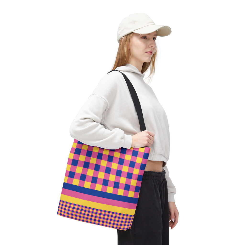 Colorblock Tote Bag