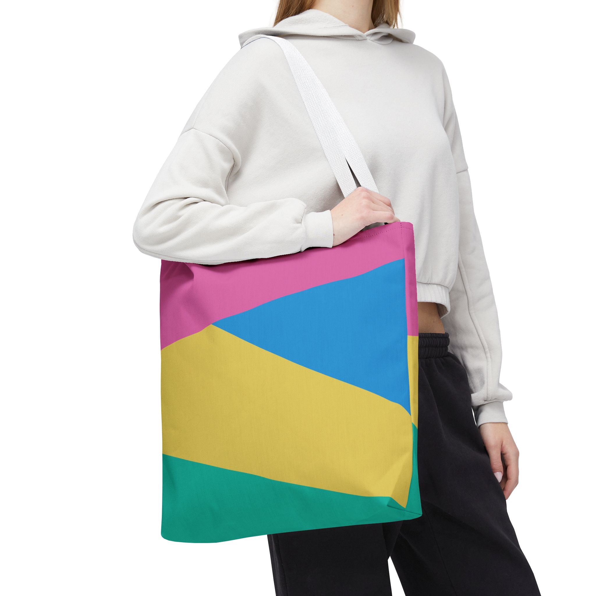 Colorblock Tote Bag