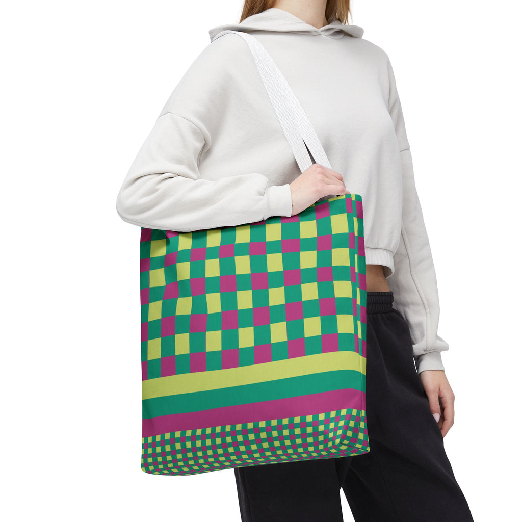 Colorblock Tote Bag