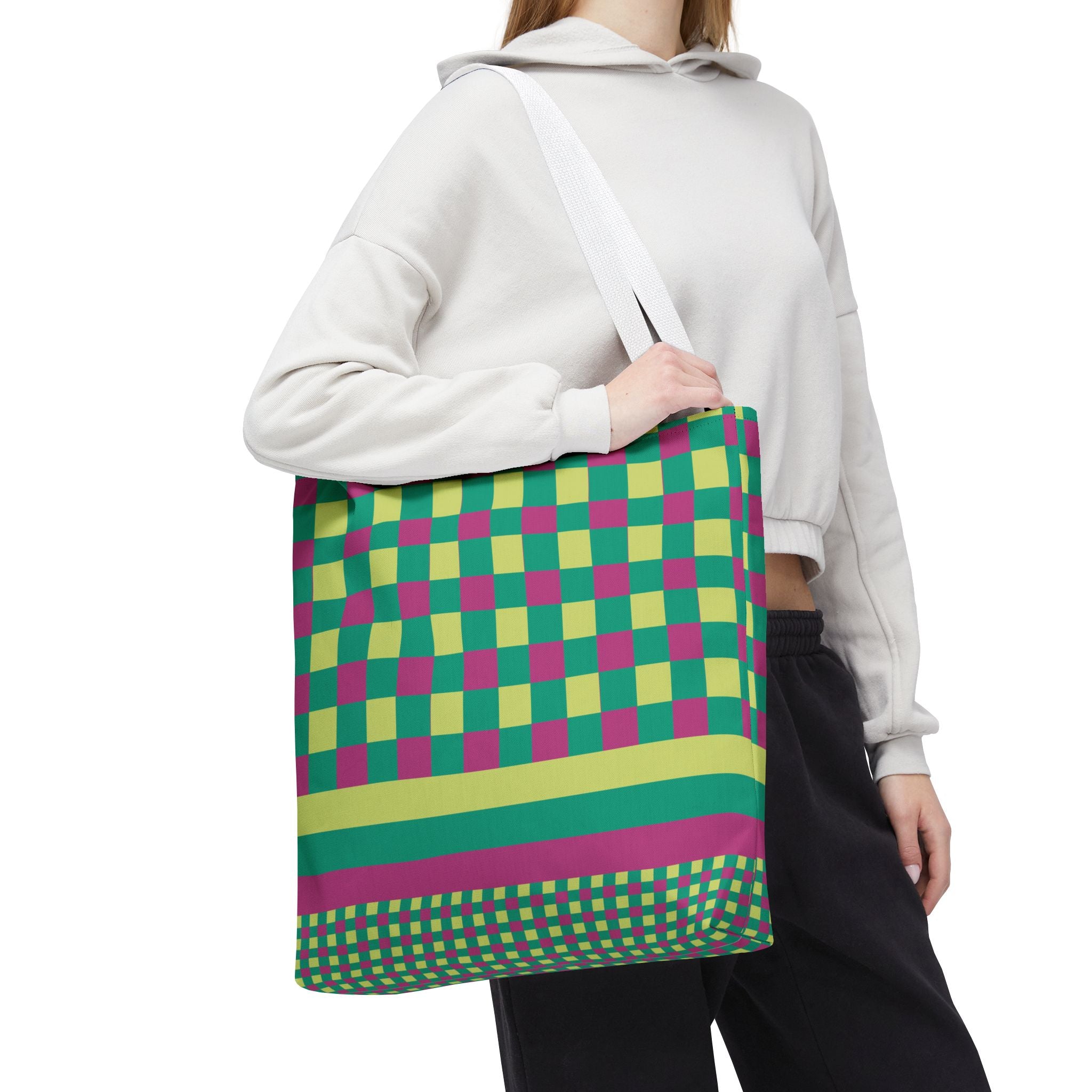 Colorblock Tote Bag