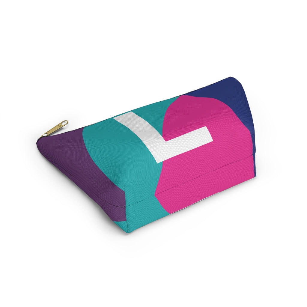 Colorblock Accessory Pouch — Monogram L T-Bottom Cosmetic Bag