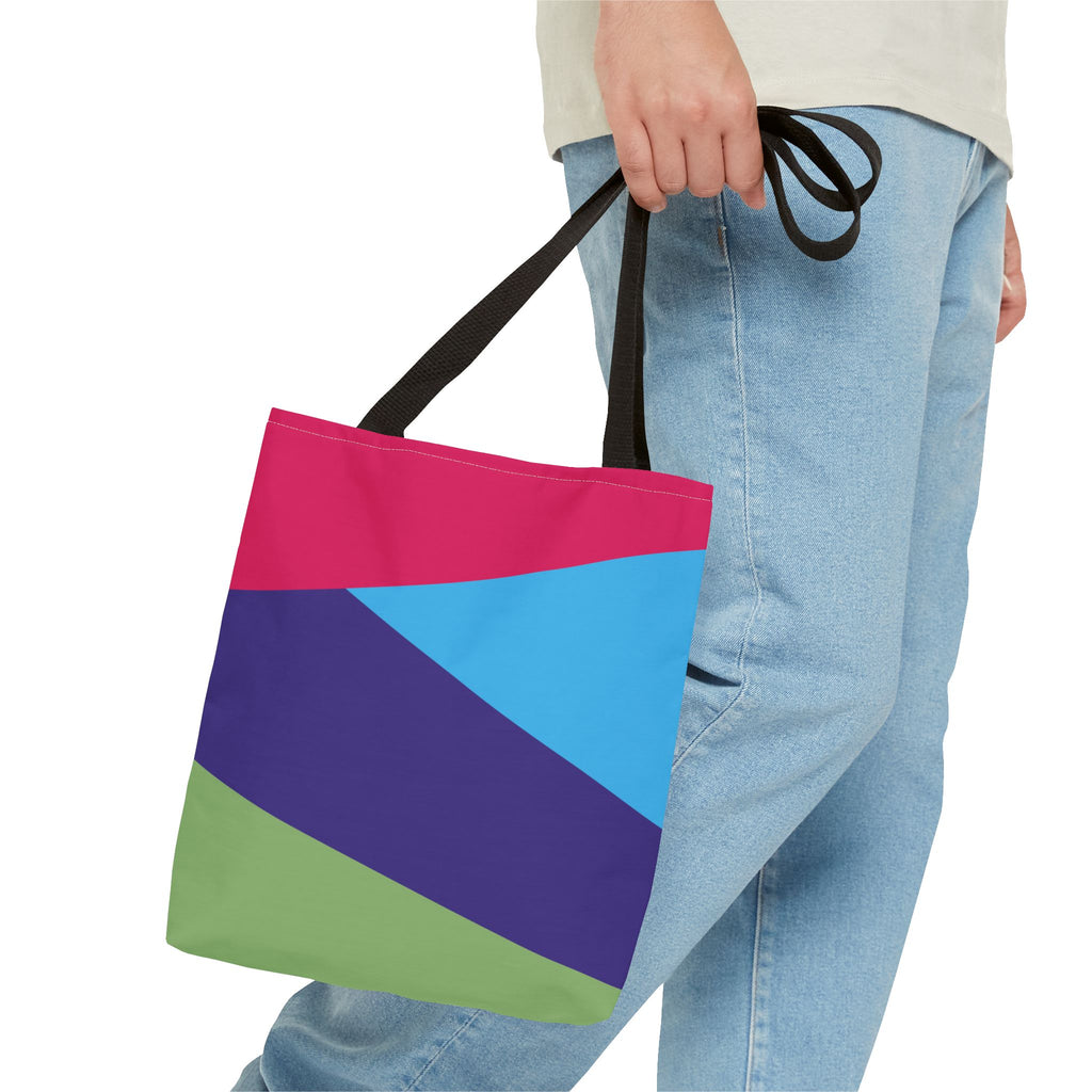 Colorblock Tote Bag