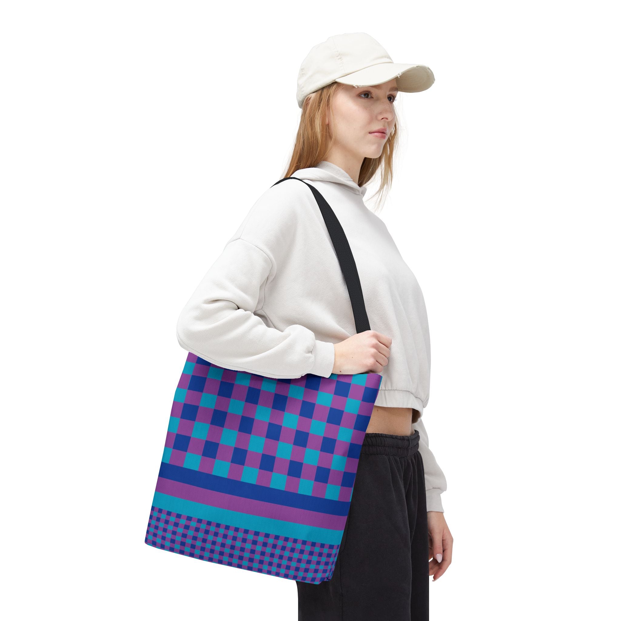 Colorblock Tote Bag