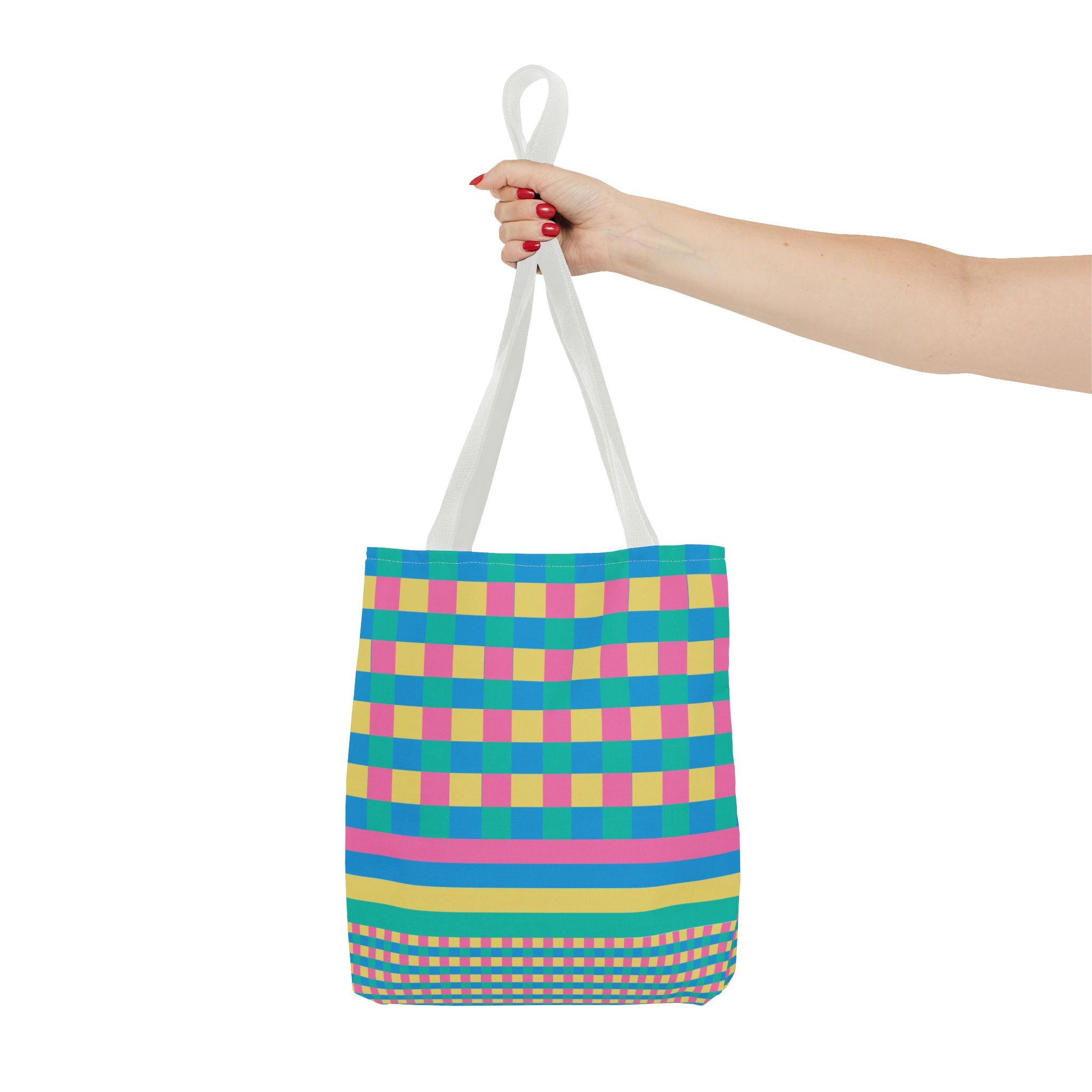 Colorblock Tote Bag