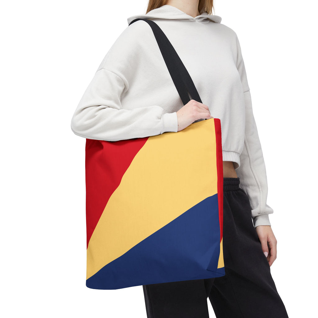 Colorblock Tote Bag