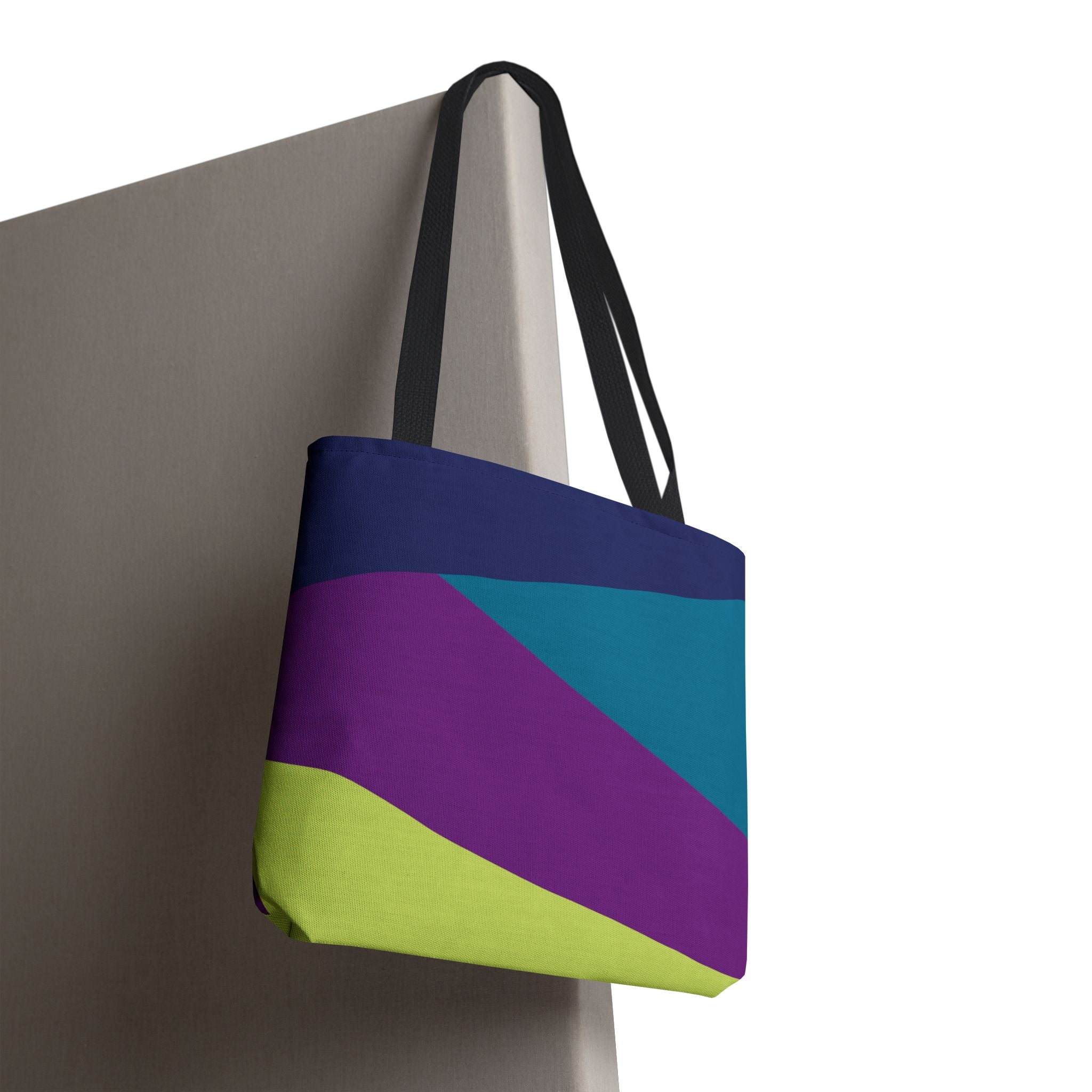 Colorblock Tote Bag