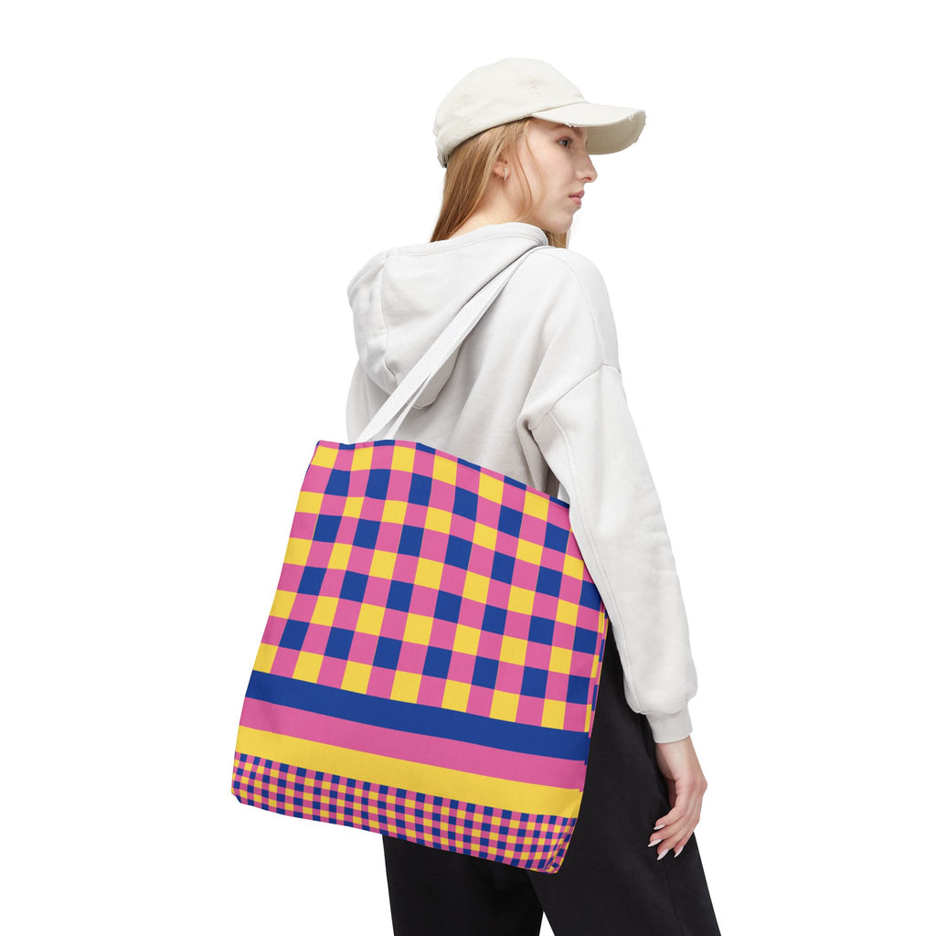 Colorblock Tote Bag
