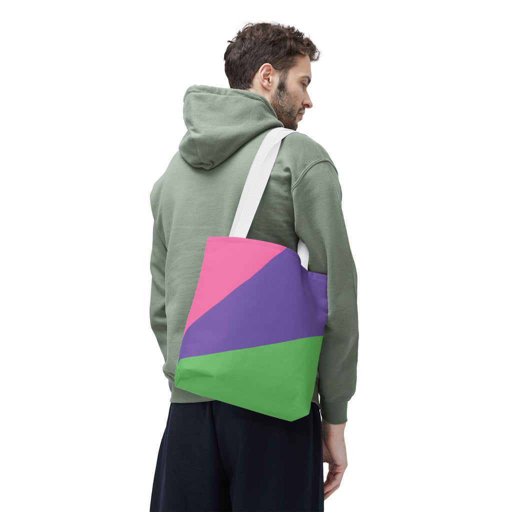 Colorblock Tote Bag