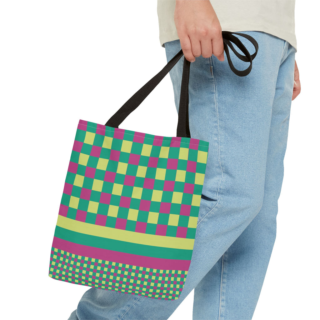 Colorblock Tote Bag