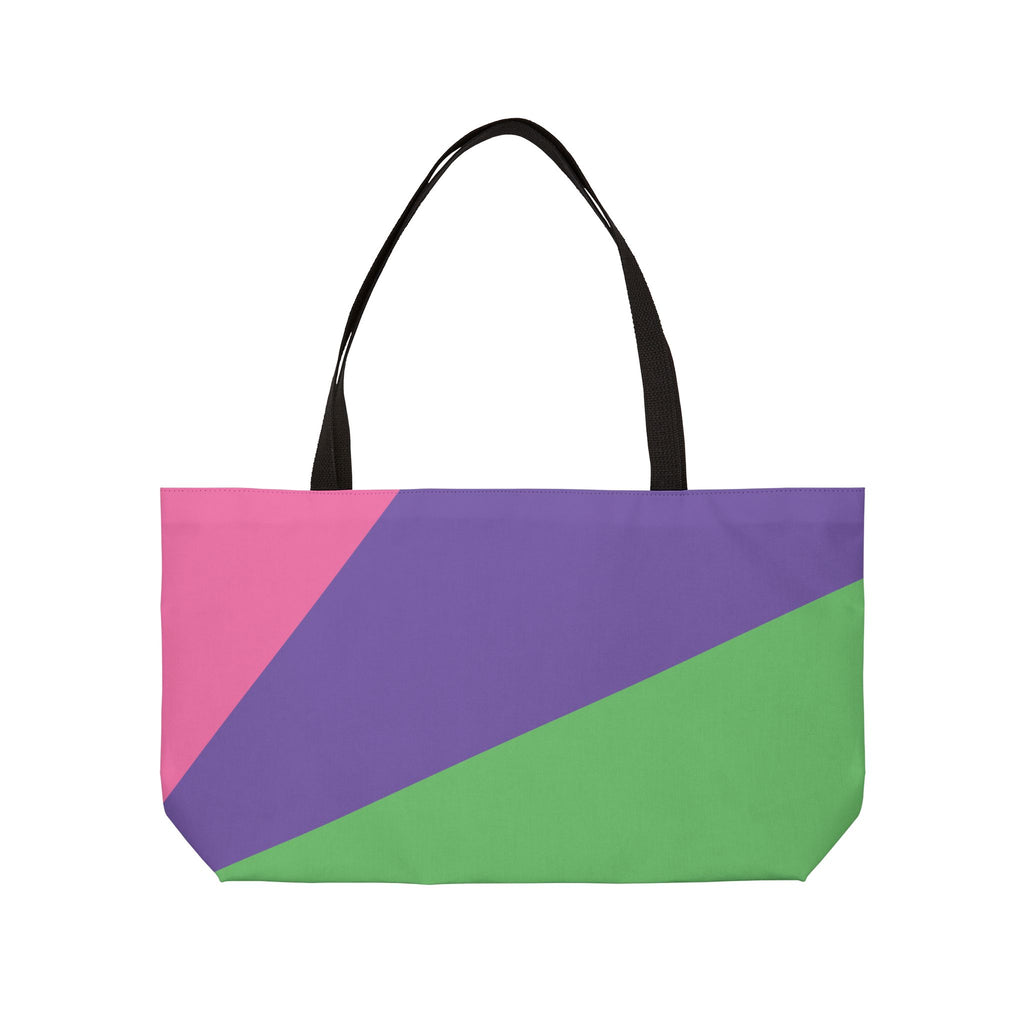 Colorblock Tote Bag