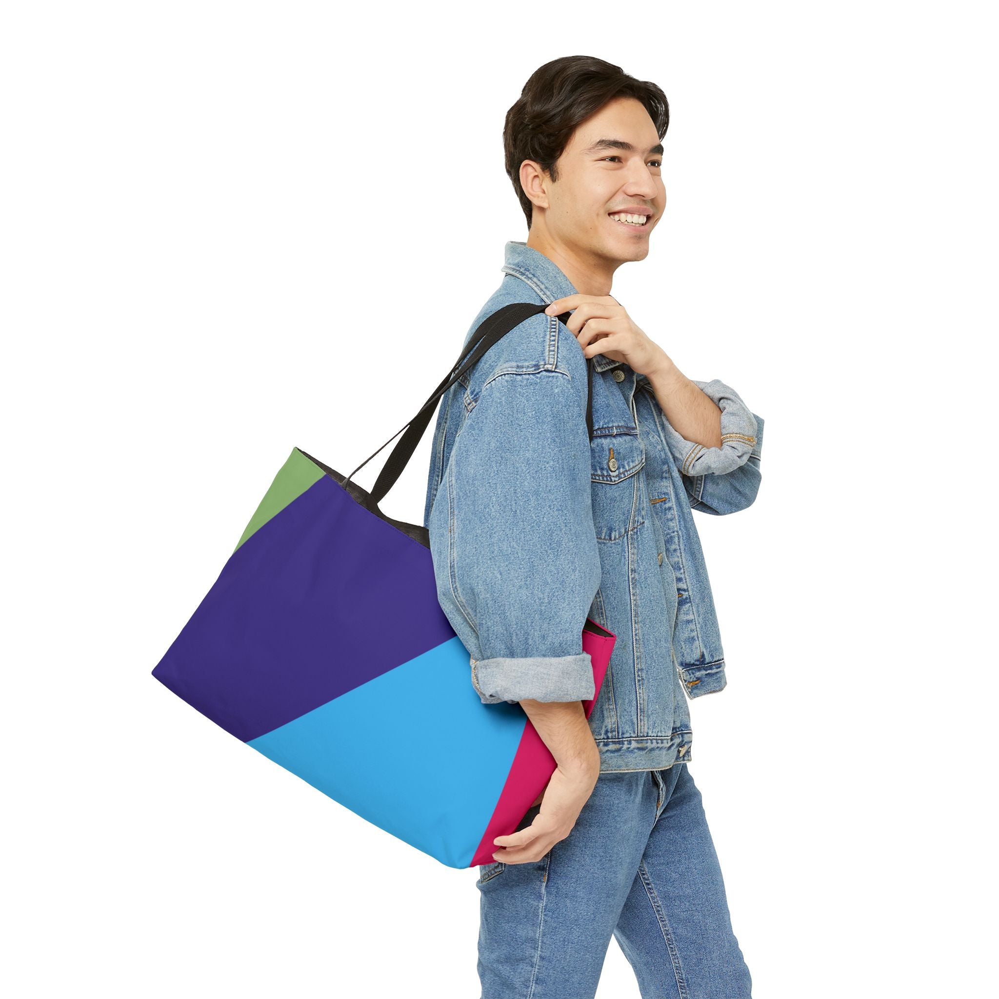 Colorblock Tote Bag