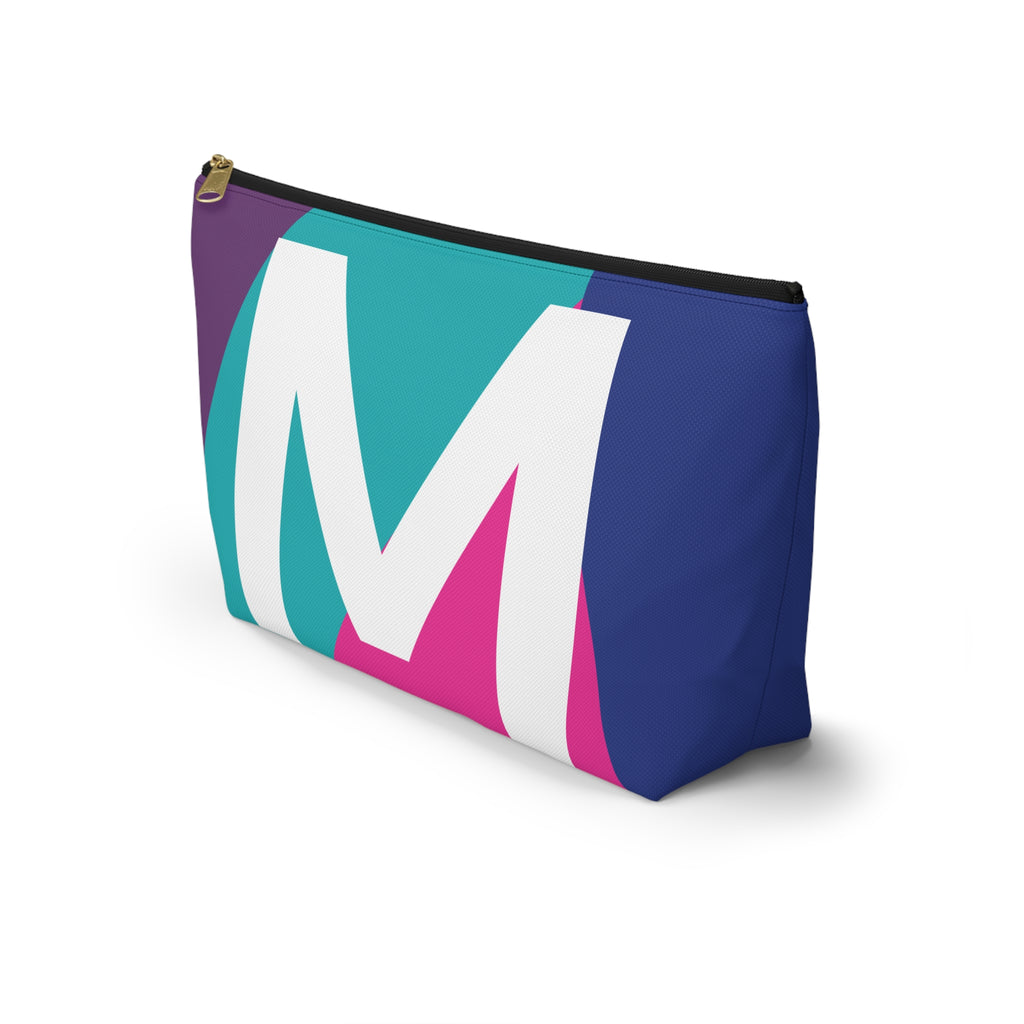 Colorblock Accessory Pouch — Monogram M T-Bottom Cosmetic Bag