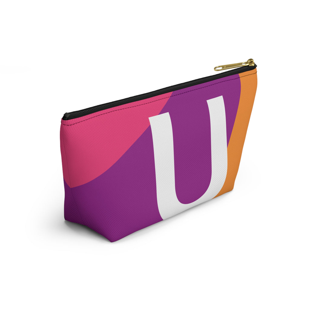 Colorblock Accessory Pouch — Monogram U T-Bottom Cosmetic Bag