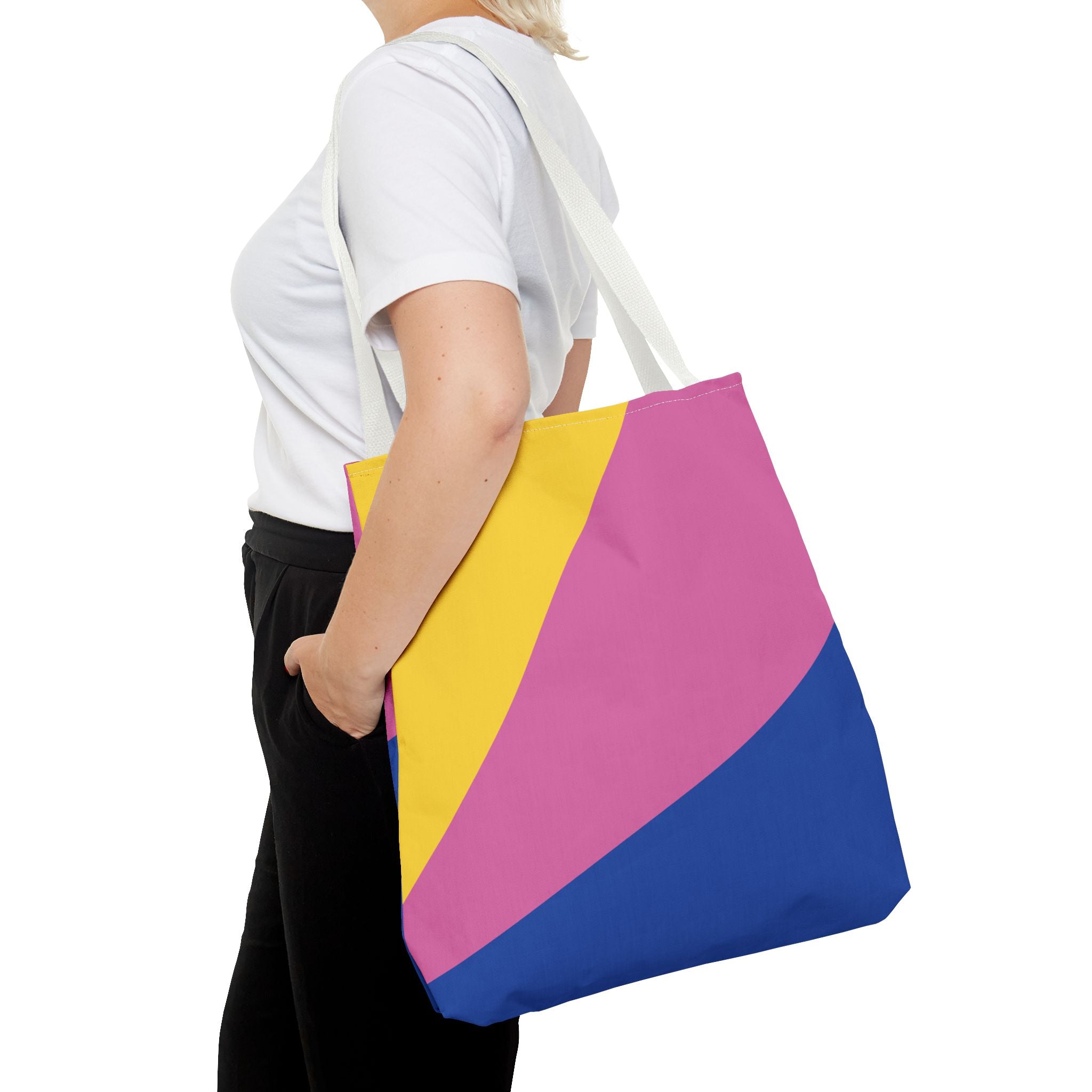 Colorblock Tote Bag