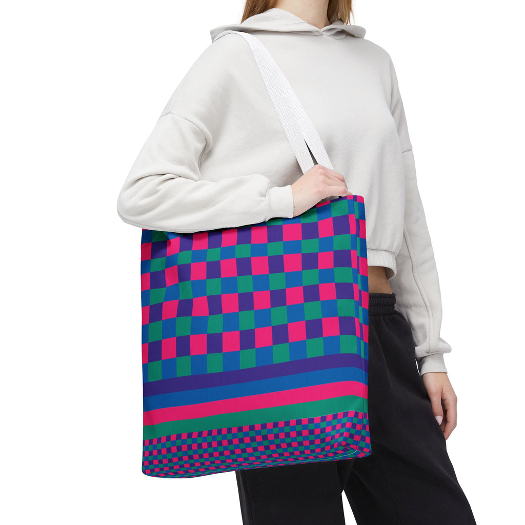 Colorblock Tote Bag
